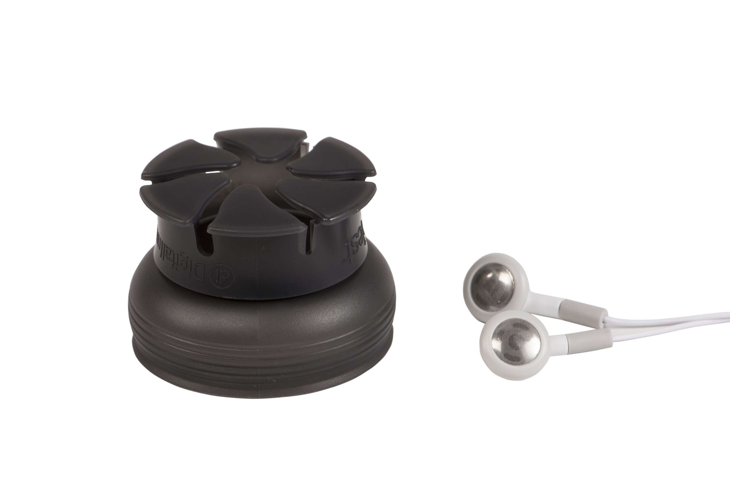 Digital Innovations The Nest – Tangle-Free Earphone / Earbud Case, Durable and Compact Storage System, Black 5