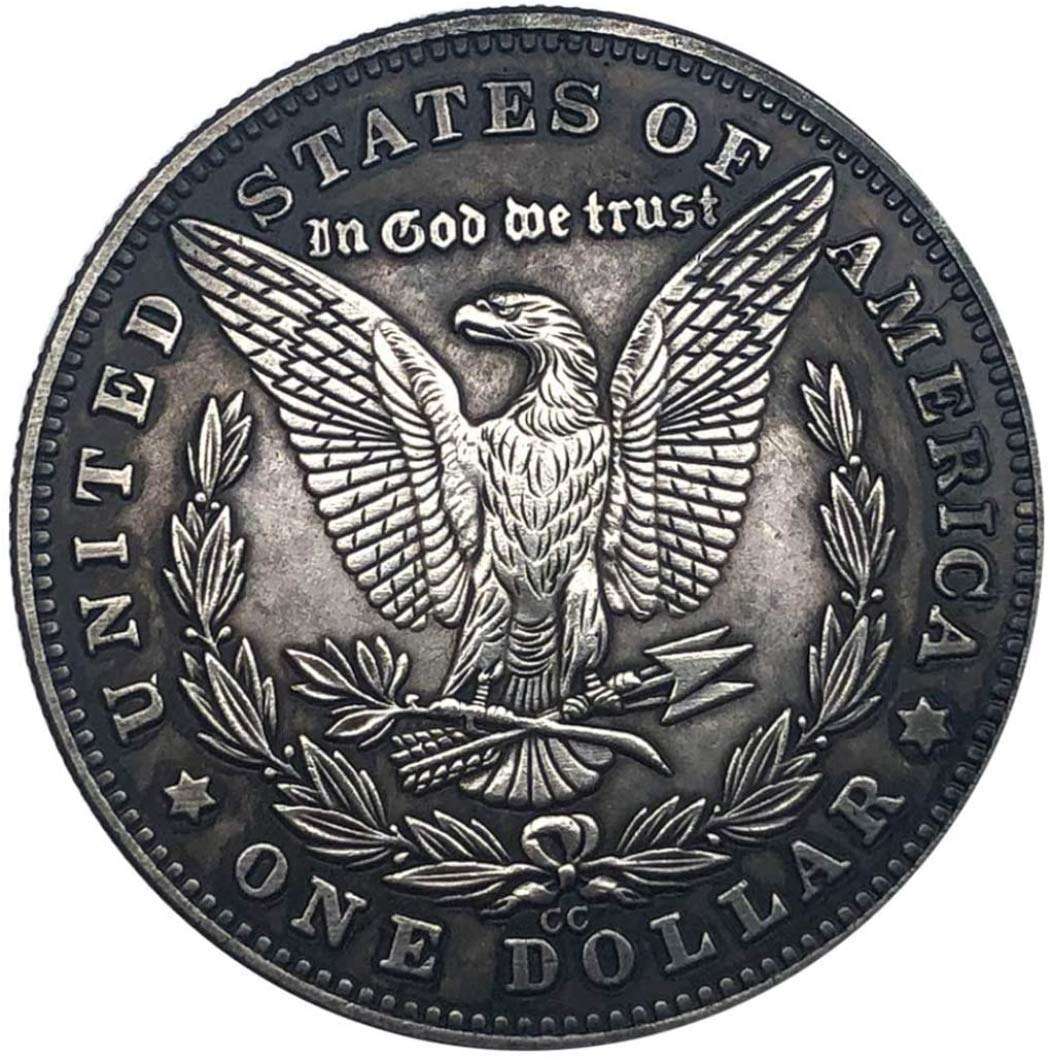 MOMOKY Expression of Love Hobo Coin Collecting 1921 Challenge Coin-Funny Adult Toy Arts Naked Souvenir Old Coins-American Liberty Eagle Lucky Morgan Coin Discovery Collection 5