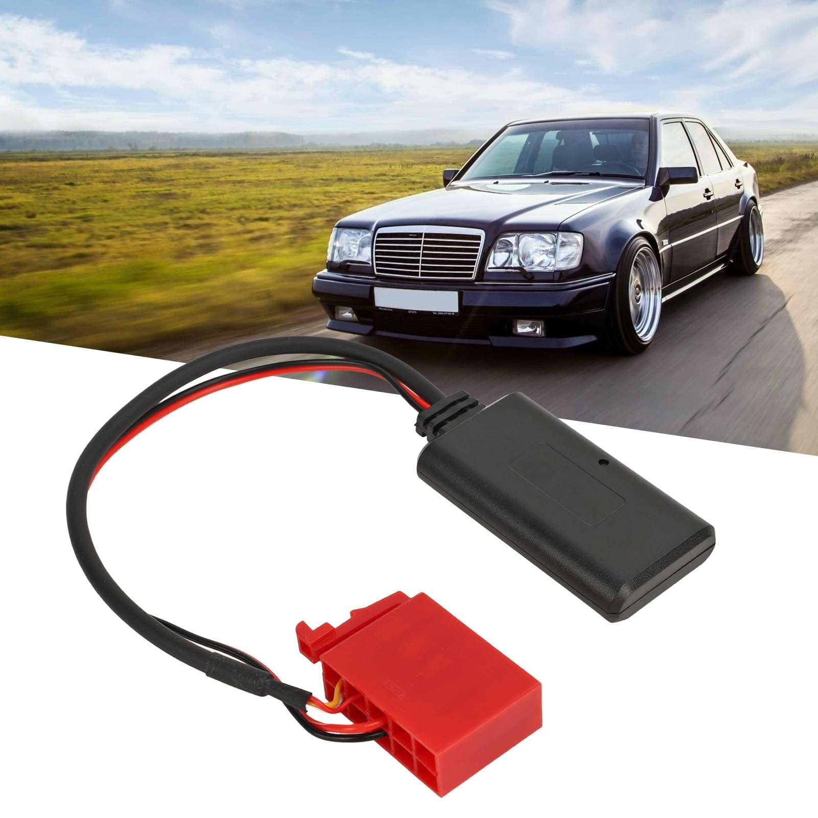 Car Bluetooth Adapter Digital Car Stereo AUX Interface Adapter for Benz W124 W140 W202 W210 R129 CD Player Audio Receiver Transmitter Receiver 6