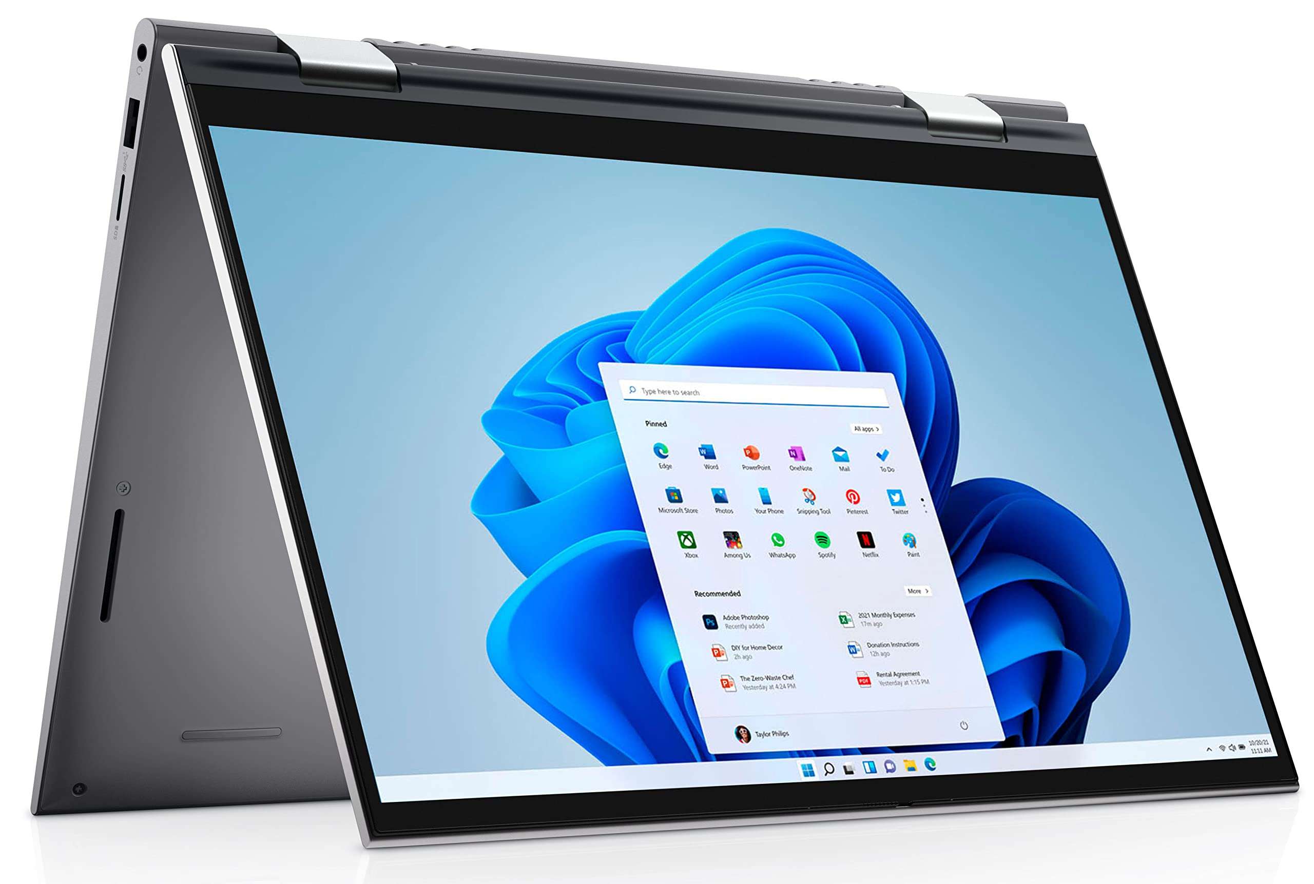 Dell Inspiron 5410 Home & Business 2-in-1 Laptop (Intel i7-1195G7 4-Core, 32GB RAM, 512GB PCIe SSD, Intel Iris Xe, 14.0" 60Hz Touch Full HD (1920x1080), Fingerprint, WiFi, Bluetooth, Win 11 Pro) 5