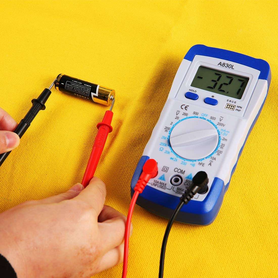 JPONLINE Multitester Volt Tester Test Current Electrical LCD AC DC Voltmeter Ohmmeter Test Practical Accessories Digital Multimeter NEW 1