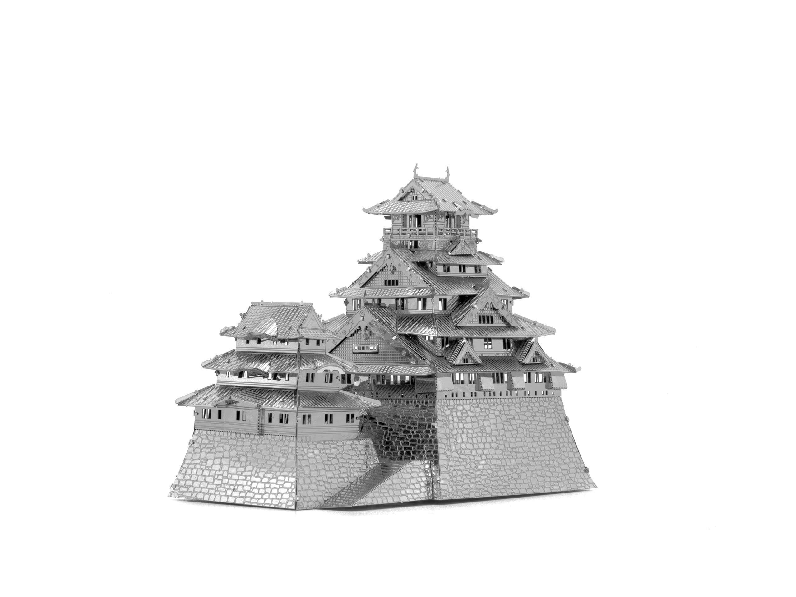 Fascinations Metal Earth Premium Series Osaka Castle 3D Metal Model Kit 5