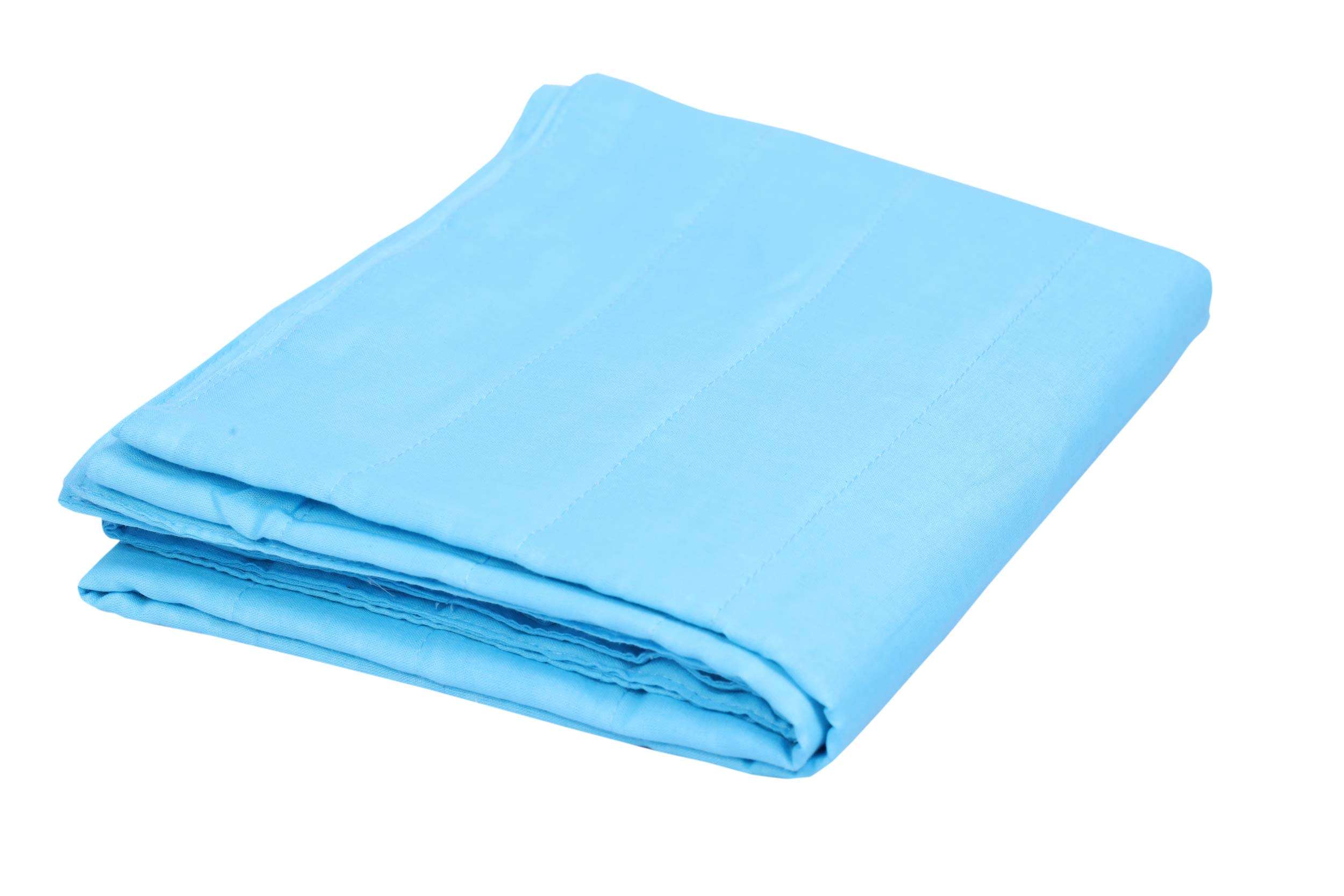 Glus Cotton Sheets for Babies (L, Blue) (224.0mm L X 20.0mm W)