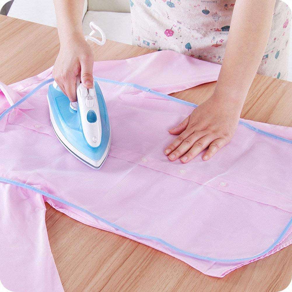 Helsta Protective Insulated Ironing Mesh for Clothes Delicate Garment Cloth Guard Home Press Mat Heat Resistant Reusable & Washable, Multicolours Standard 5