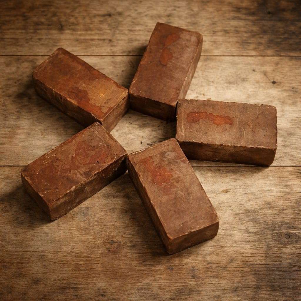 Rattan Black Soap for Utensil Cleaning 500g (5 Pieces) | Powerful Grease Cutting Dishwash Soap for Kitchen Use 5