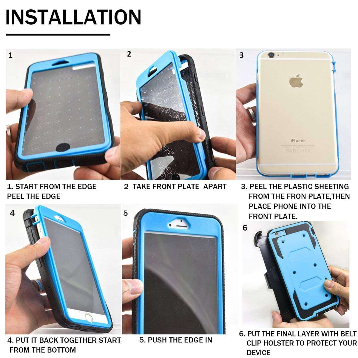 Compatible with K10 2019 Case, K40 Case W [Built-in Screen Protector] Heavy Duty Full-Body Protective Armor Rotatable Belt Clip Holster Case [Kickstand], Green 5