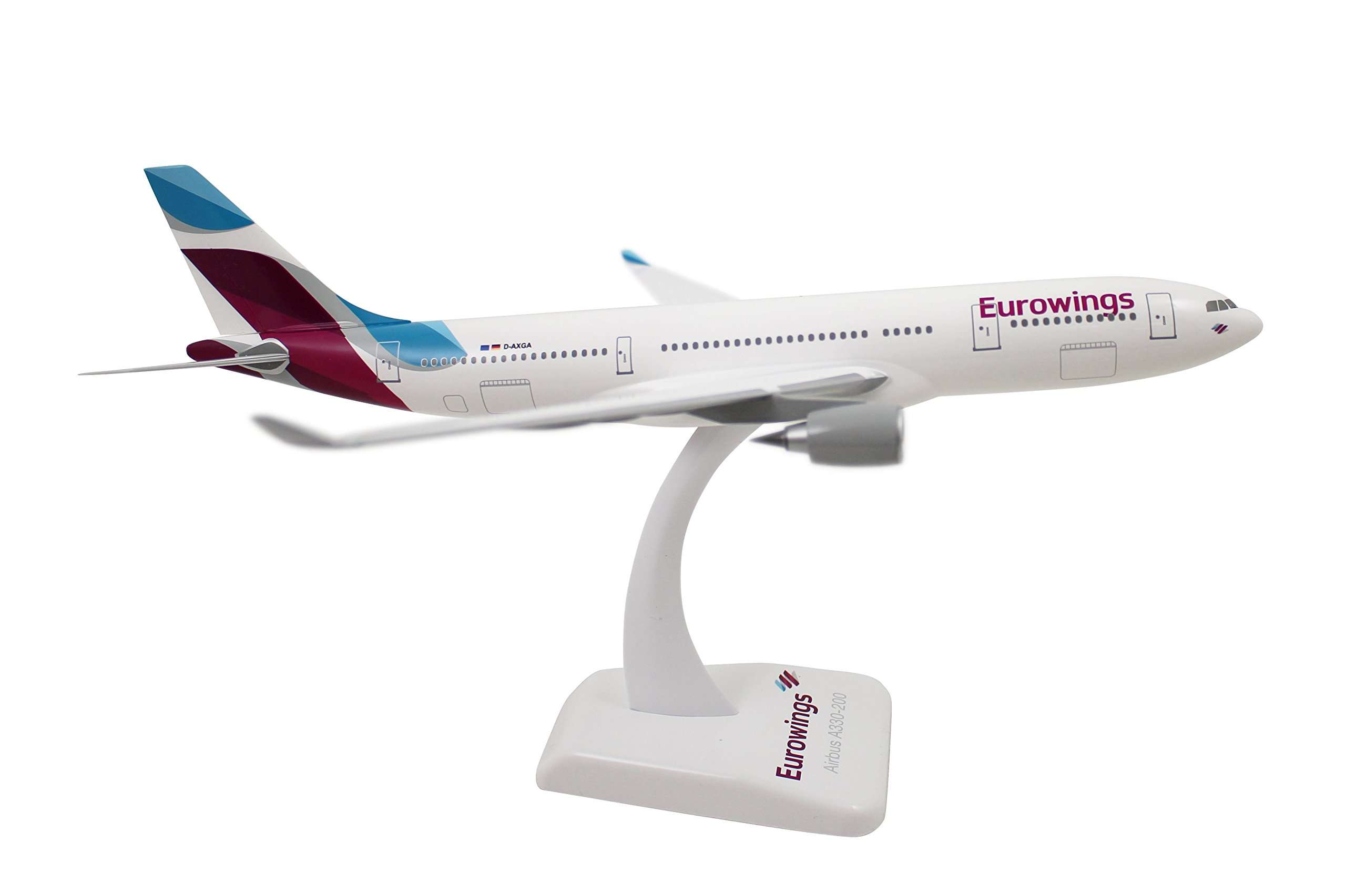 HOGANWINGS Eurowings Airbus A330-200 D-AXGA 1/200 Scale Hard Plastic Aircraft Model EW03 1