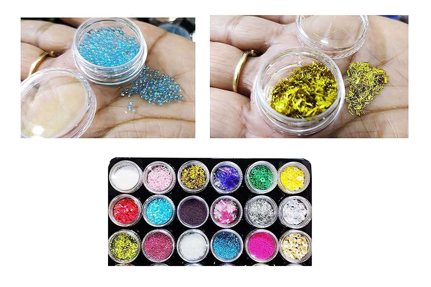 Urban SS Colorful Sparkles Nail Fabulous Art Glitter Powder (Multicolour) 4