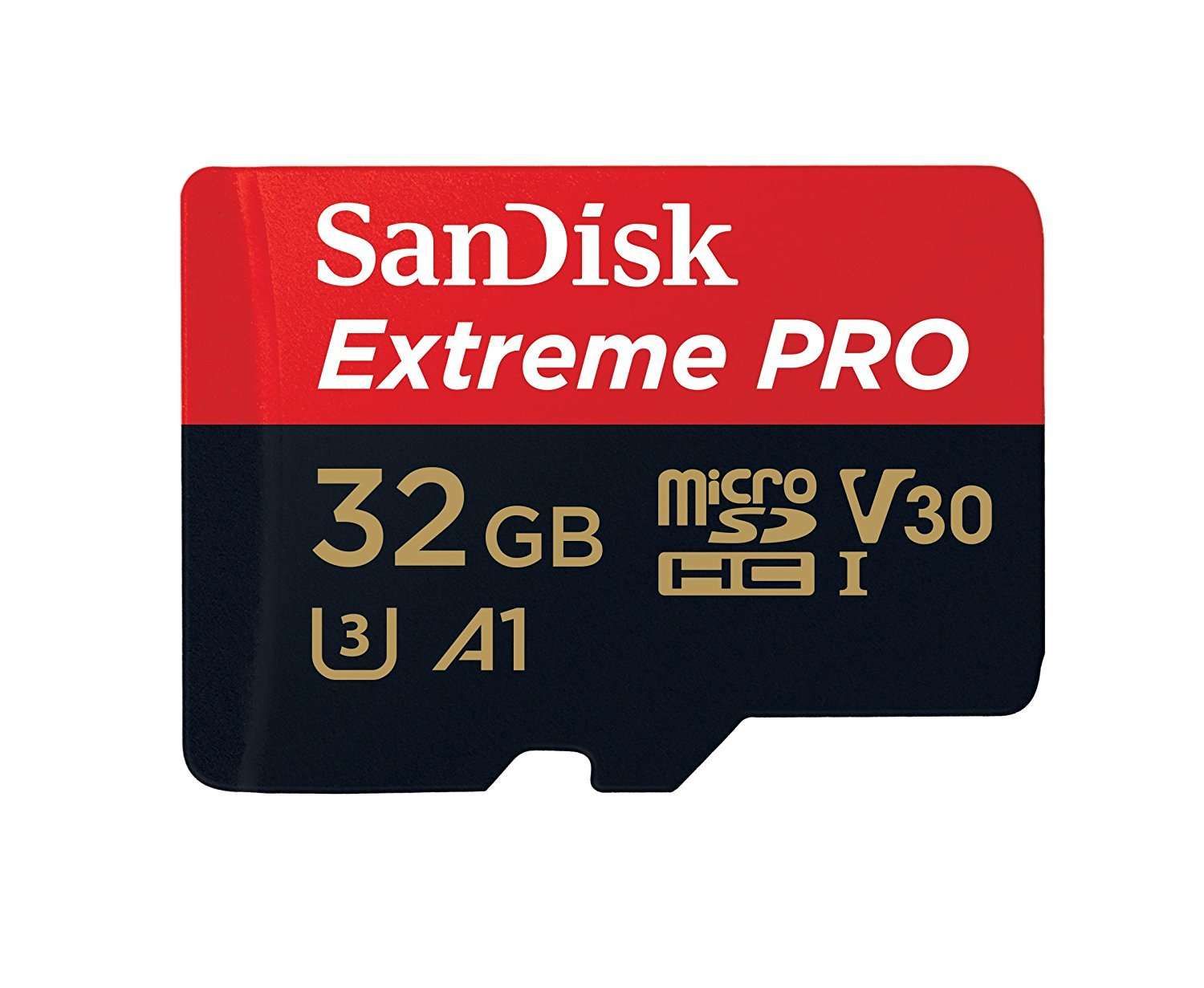SanDisk Extreme Pro 32GB Micro Memory Card 4K V30 U3 SDHC Works with DJI Mavic Mini Drone Bundle with (1) Everything But Stromboli MicroSD & SD Card Reader 3