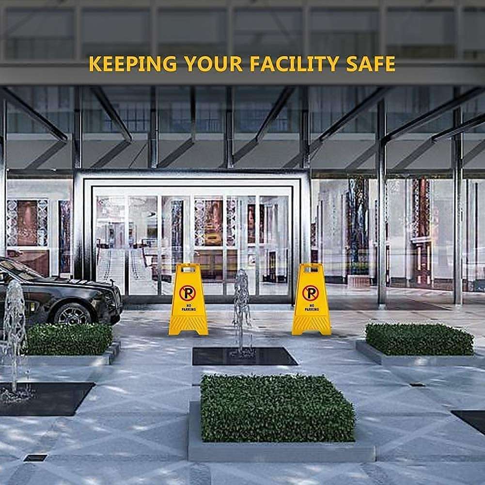 AIR O MATIC Plastic NO PARKING Caution Standing Board 3