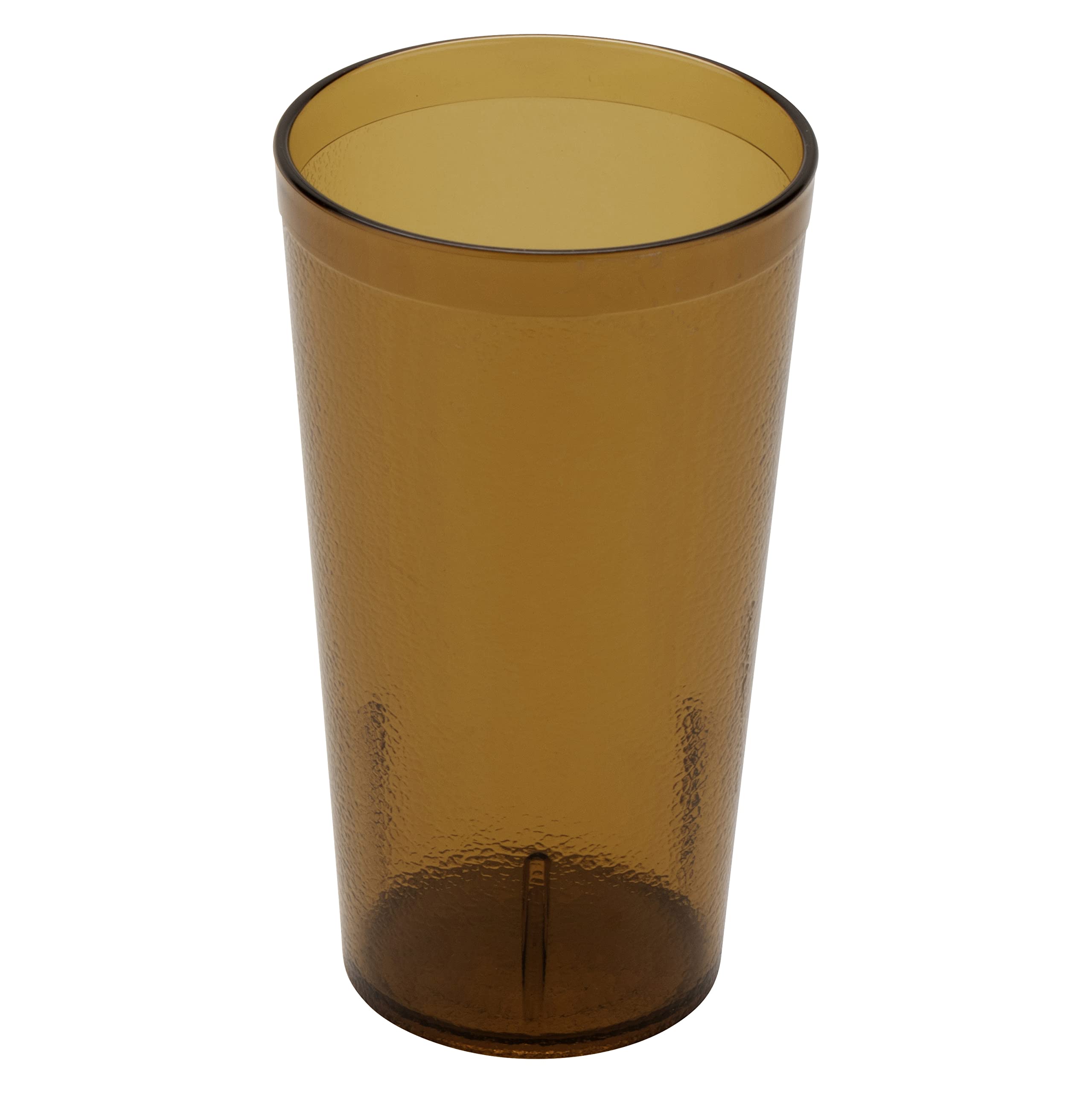 G.E.T. 6632-1-A-EC Heavy-Duty Plastic Restaurant Tumblers, 32 Ounce, Amber (Set of 4) 1