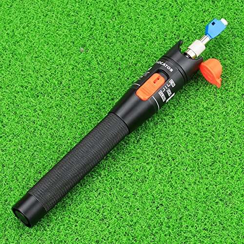 Visual Fault Locator Fiber Optic Cable Tester Tools Aluminium Alloy 10KM VFL for FC,SC,ST & LC Adapters 2