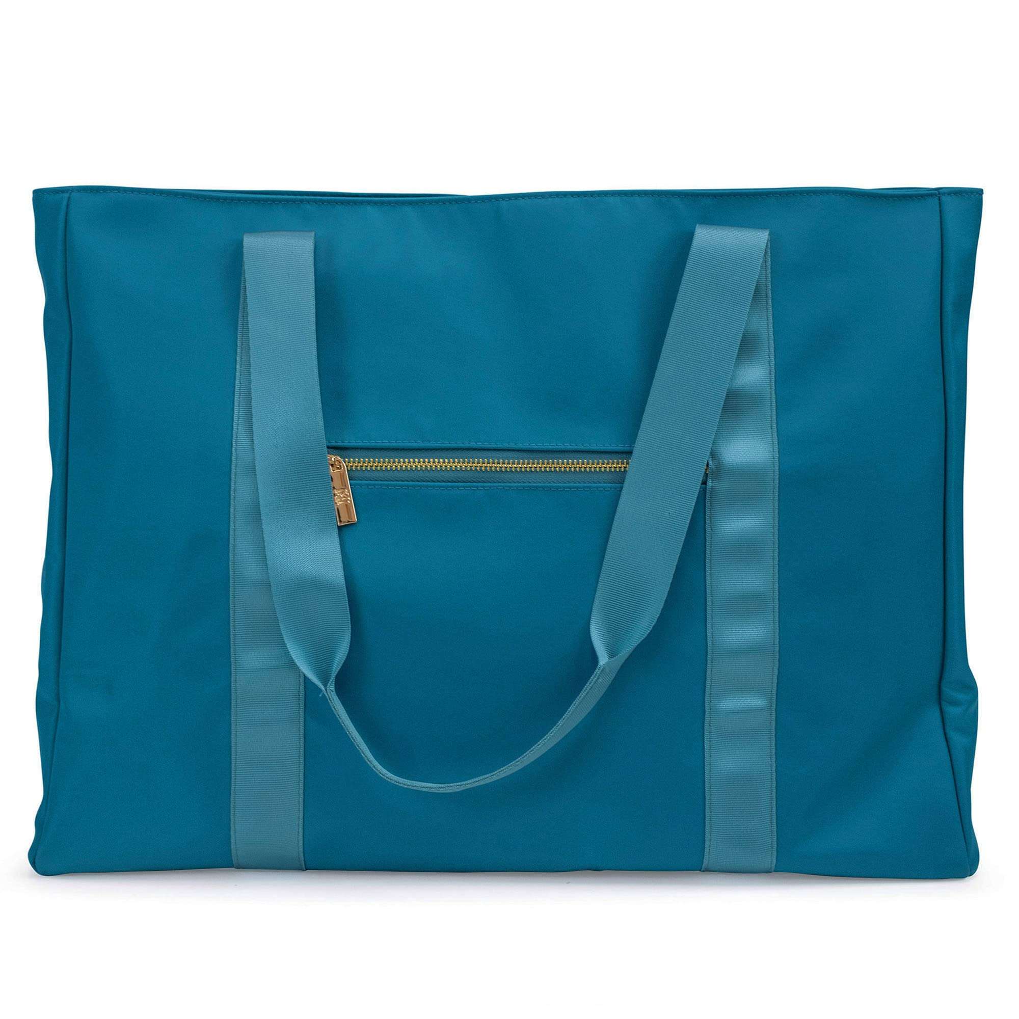 Badgley Mischka Nylon Weekender Travel Tote Bag | Lightweight Packable Travel Bag (Aqua) 3