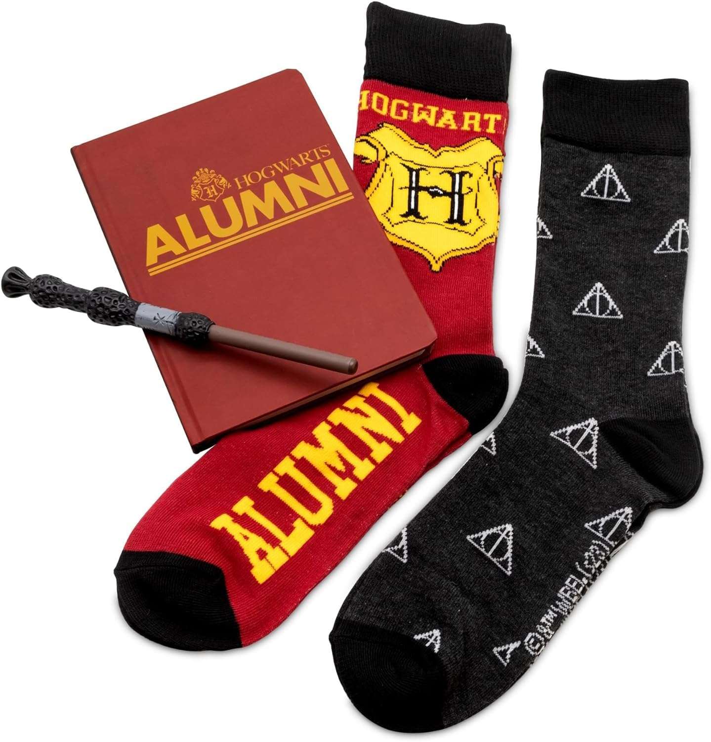 Culture Fly Harry Potter Stationary and Socks Bundle Journal Pen 2 Pair Socks 1