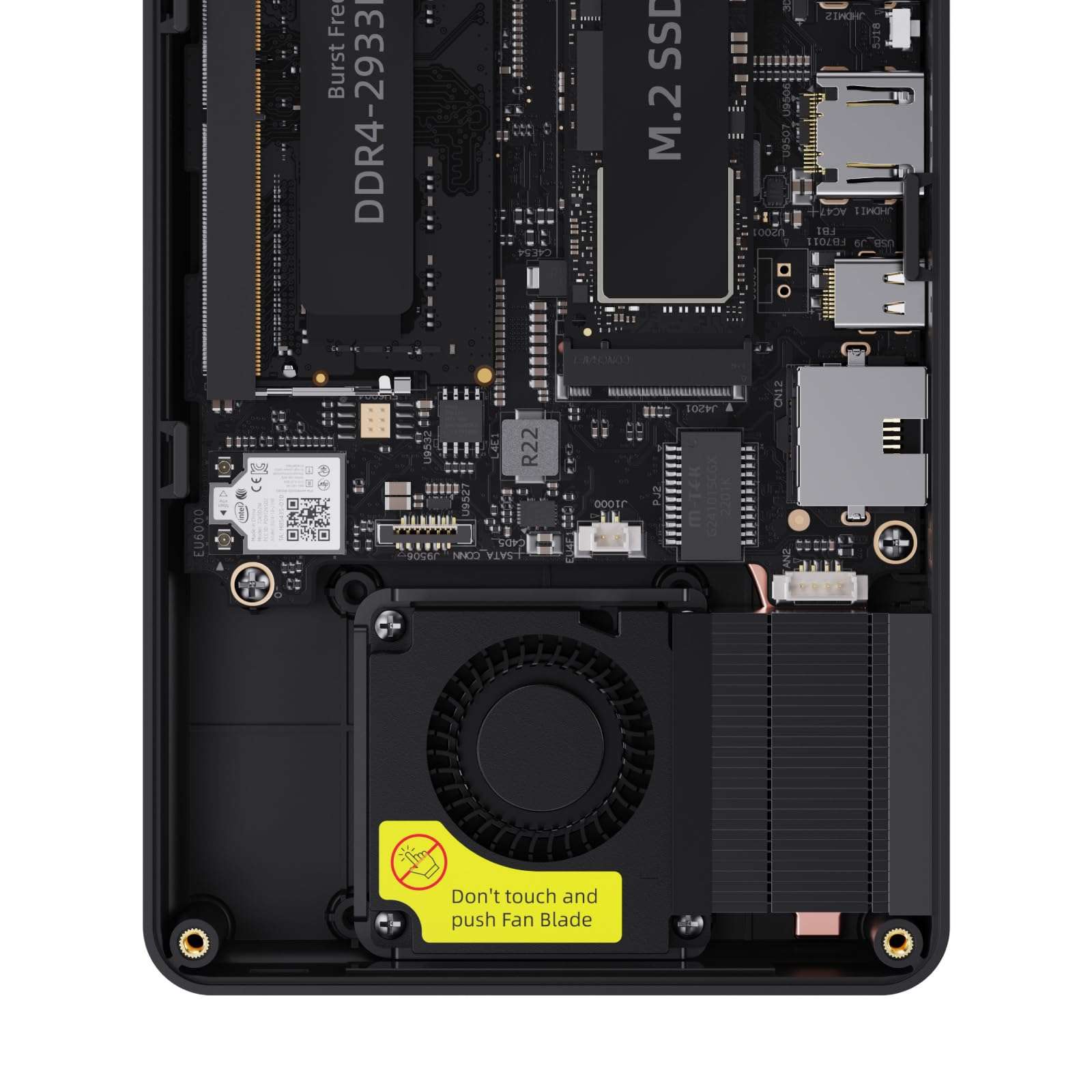 MeLE Cooling Fan for Mini PC Overlock3C Overclock4C,5V DC Brushless Fan, Computer Cool Accessories, CPU Cooler 45x45x10.5mm 3