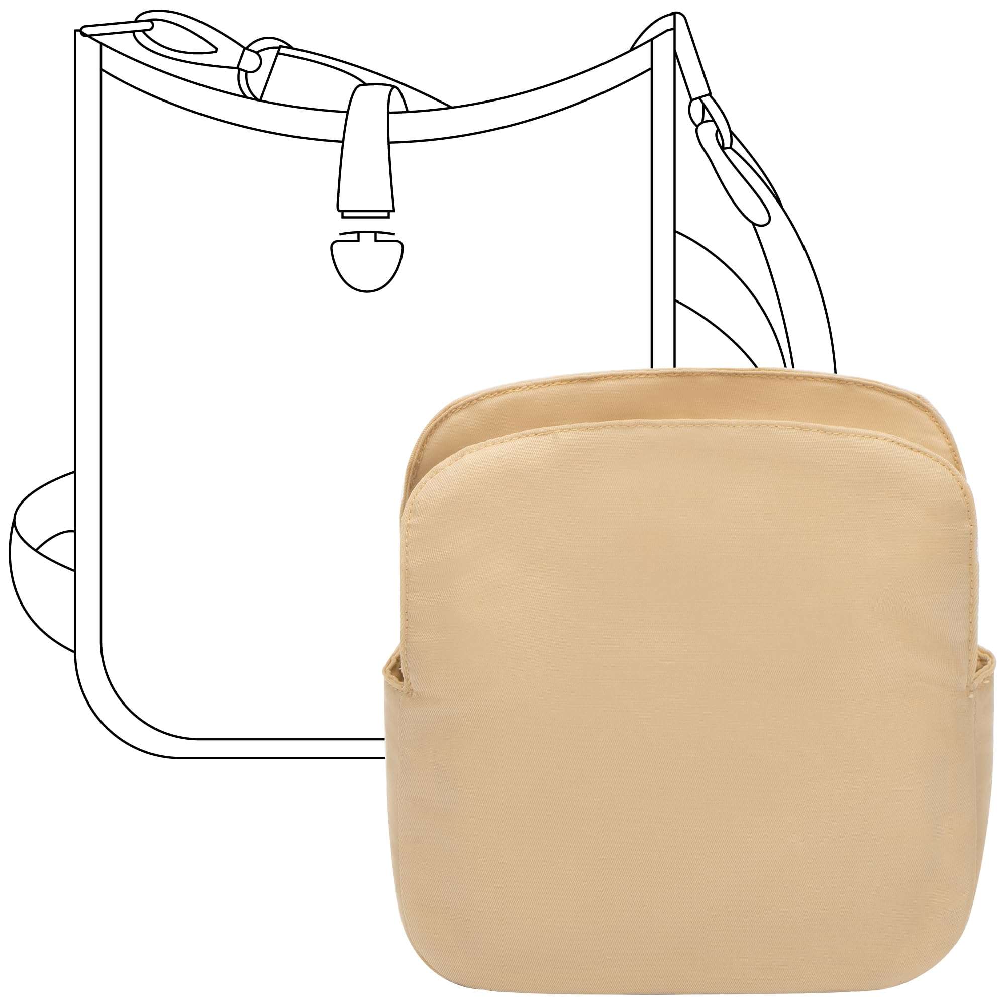FANJI Project Tote Bag Organizer Insert for HERMES Evelyne 16 handbag, Custom Fit Inside Premium Vanile Lightweight WaterResistant Purse Insert 1
