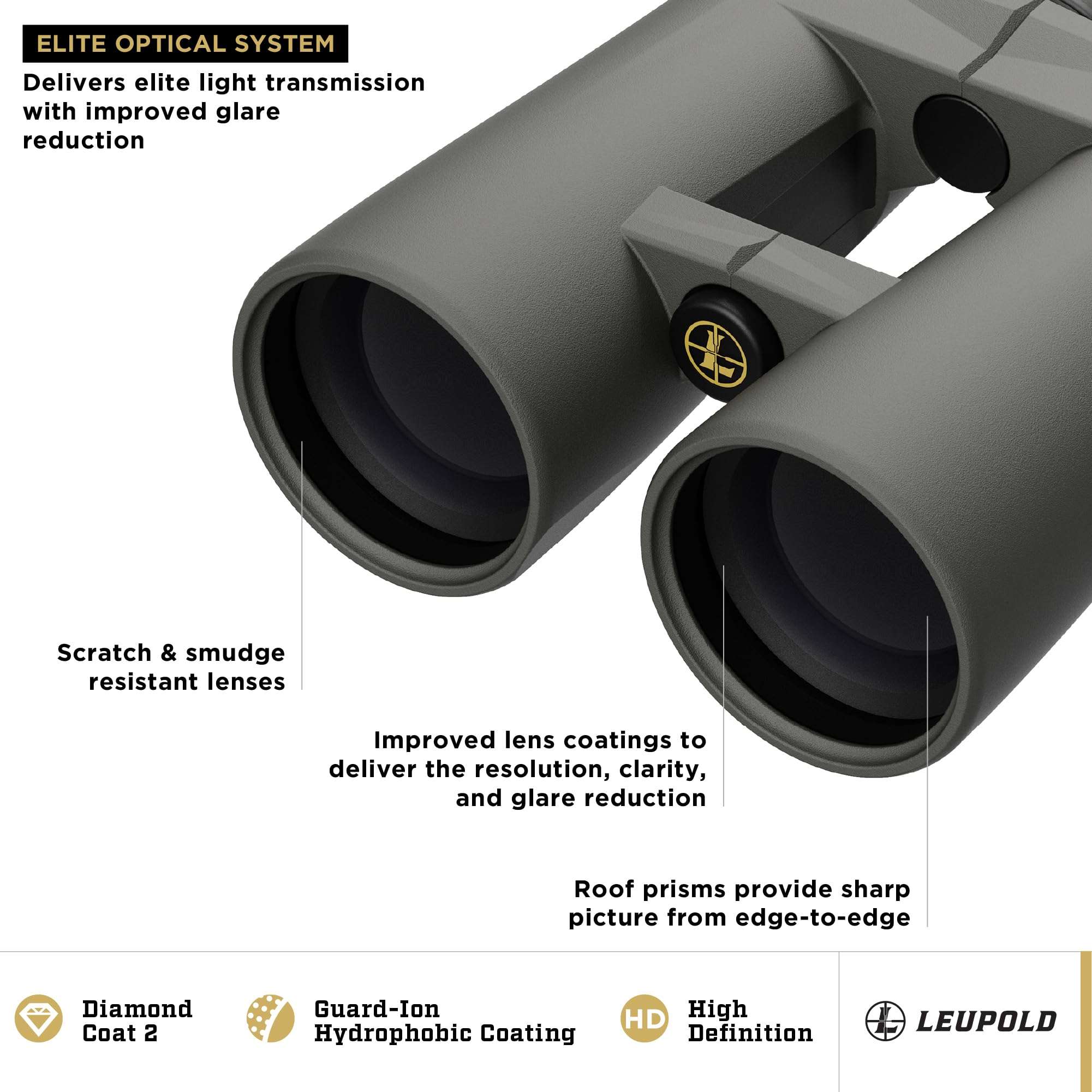 Leupold BX-4 Pro Guide HD Binoculars, 12x50mm Gen 2 (184763) 2