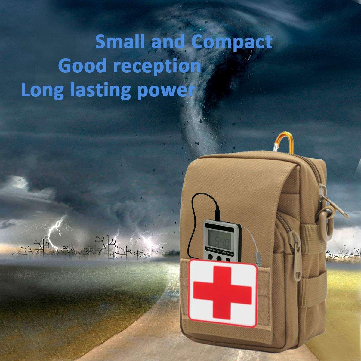 Pocket Small Radio by Flyoukki, Personal Mini AM FM Portable Digital Tuning Transistor Radios with Best Reception, Earphones, Lanyard and Rechargeable Battery for Walking Jogging Exercising (Silver) 6