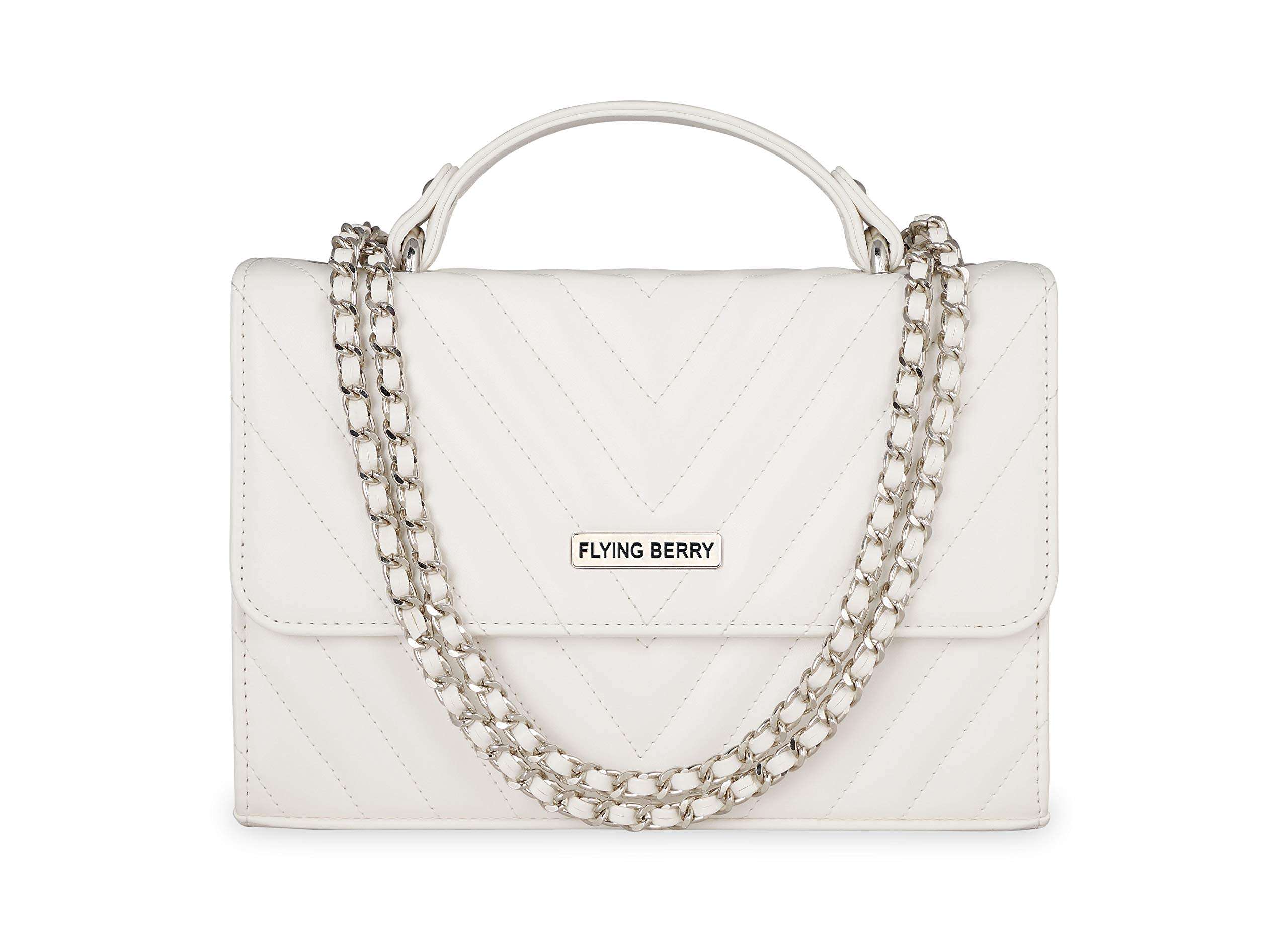 FLYING BERRY Womens Sling Bag (WHITE) 1