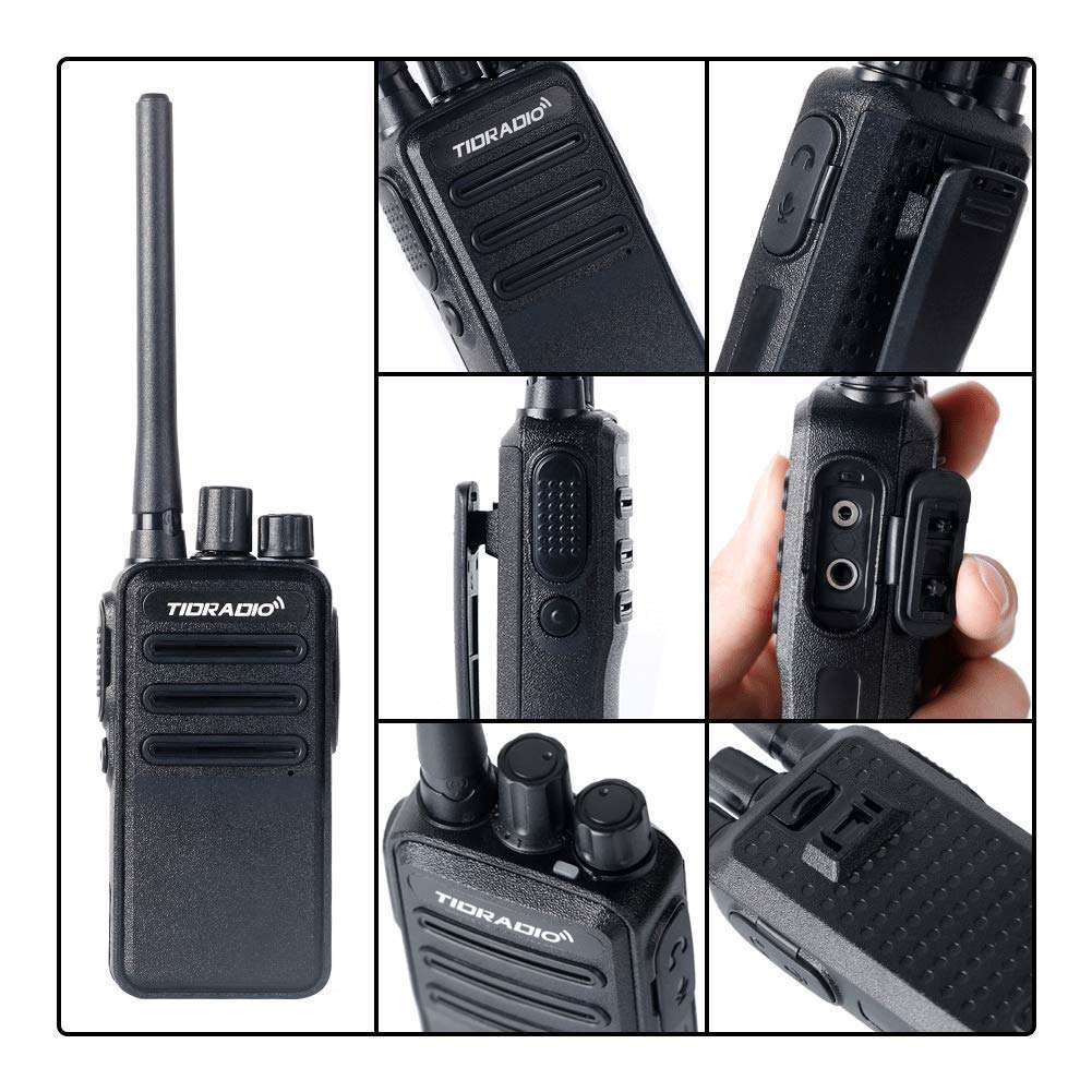TIDRADIO TD-60 Two Way Radio 2 Way Radios Walkie Talkies Long Range 16CH 2 Way Radio with Earpiece 20 Pack… 4