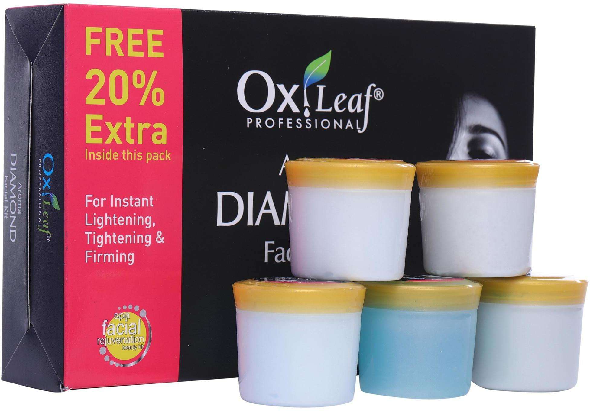 Oxileaf Professional Aroma Detox Bamboo Charcoal & Aroma Diamond Facial Kit Combo 1400g 4