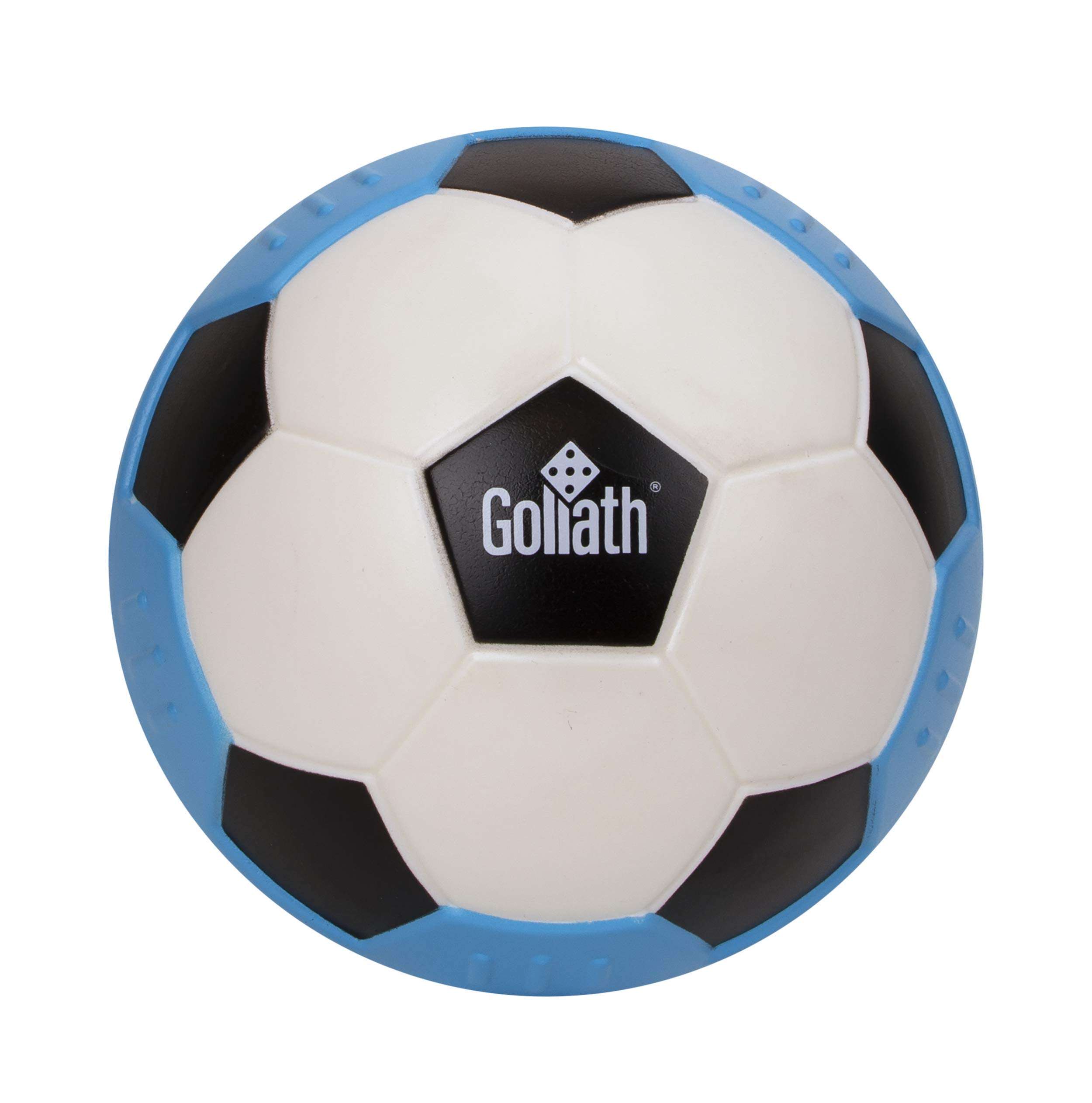 Goliath Sports Soccer Slider Soft Soccer Ball Shaped Foam Slider Effortlessly Glides Over Smooth Surfaces - for Indoor Game Play, Blue 3
