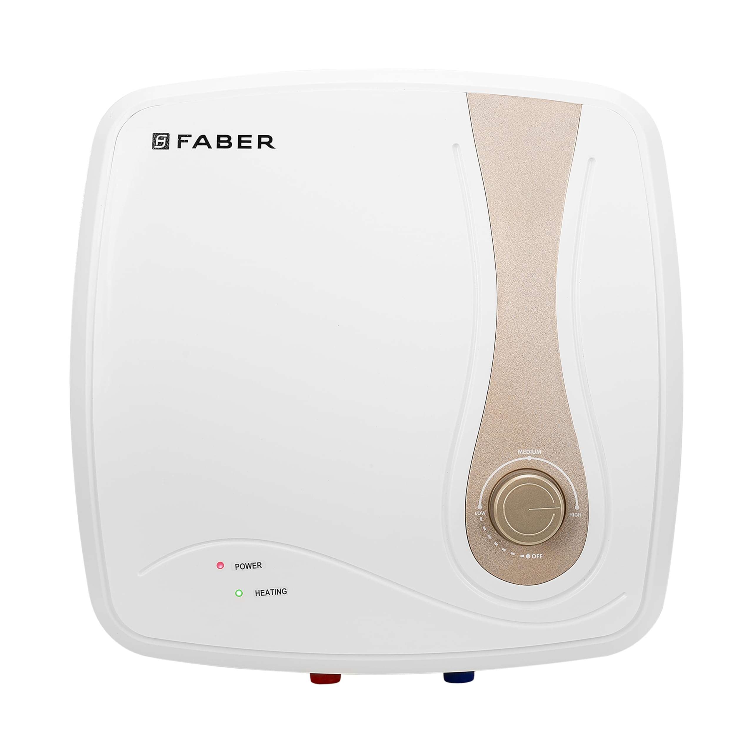 Faber Helios 15L Storage Water Heater | 5★ BEE | Auto Cutout | Warranty:5Y Tank,2Y Element & Product|8 Bar| Glassline Coating | Anti-Leak | PP Body | 2000W (15L)