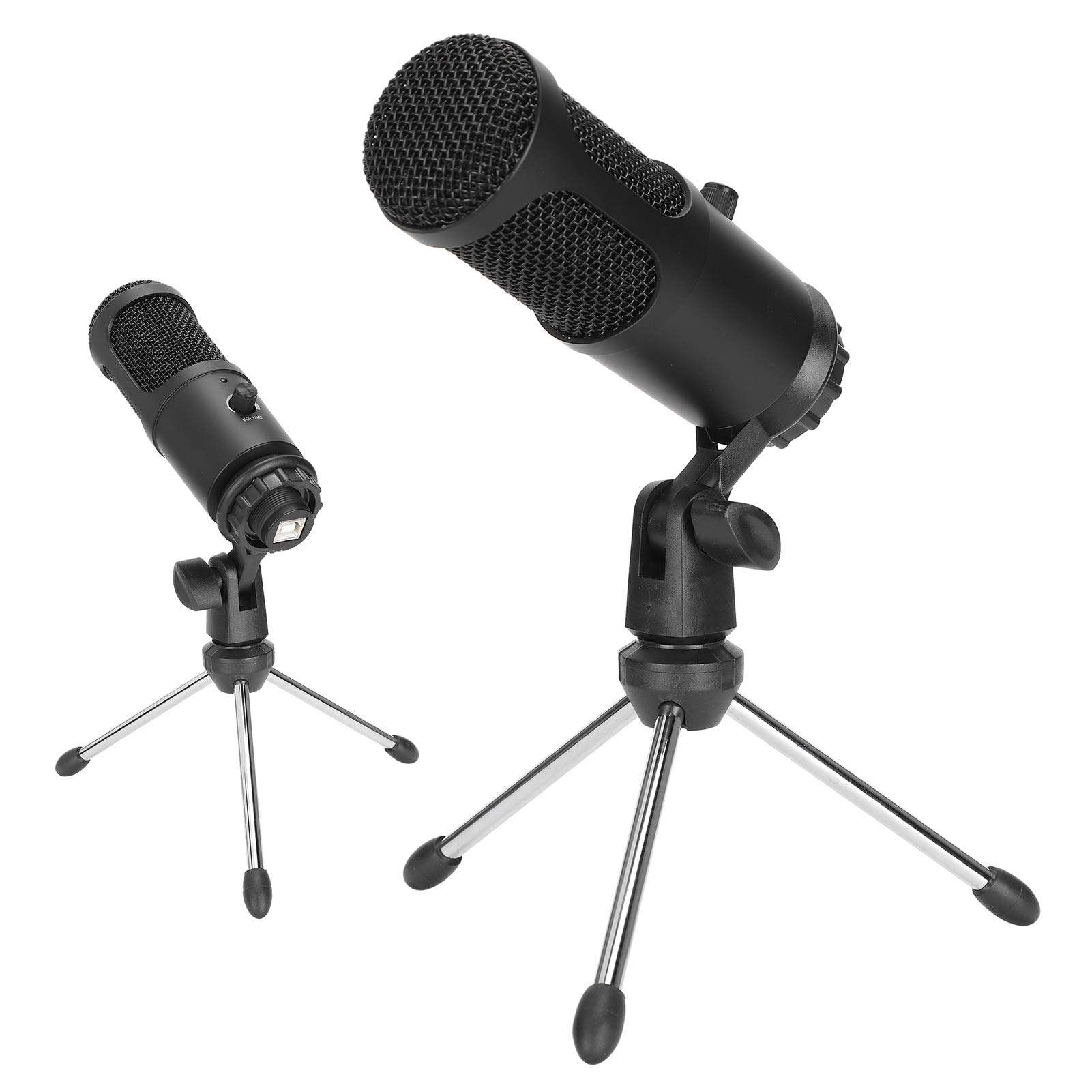 USB Condenser Microphone with Tripod Stand, Cardioid PC Mic for Gaming, Streaming, Podcasts