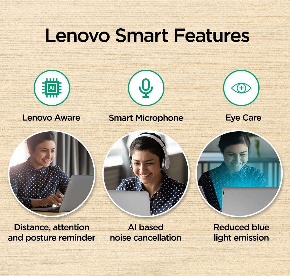 Lenovo IdeaPad Slim 3 Intel Core i5 11th Gen 15.6" (39.62cm) FHD Laptop & 300 Wireless Compact Mouse, 1000 DPI Optical Sensor, 2.4GHz Wireless Nano USB, 10m Range, 3-Button(Left,Right,Scroll) 5