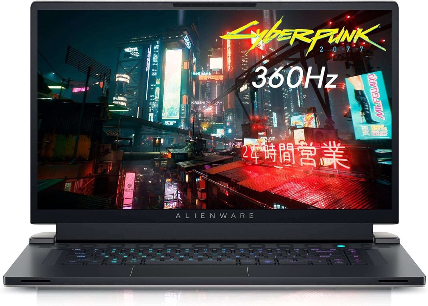 Dell Alienware 17.3" 360Hz FHD IPS Gaming Laptop | Intel i7-12700H 14-Core | NVIDIA RTX 3070Ti 8GB GDDR6 | Per-Key RGB Backlit Keyboard | Thunderbolt 4 | WiFi 6E | 64GB DDR5 8TB SSD | Win10 Pro 1