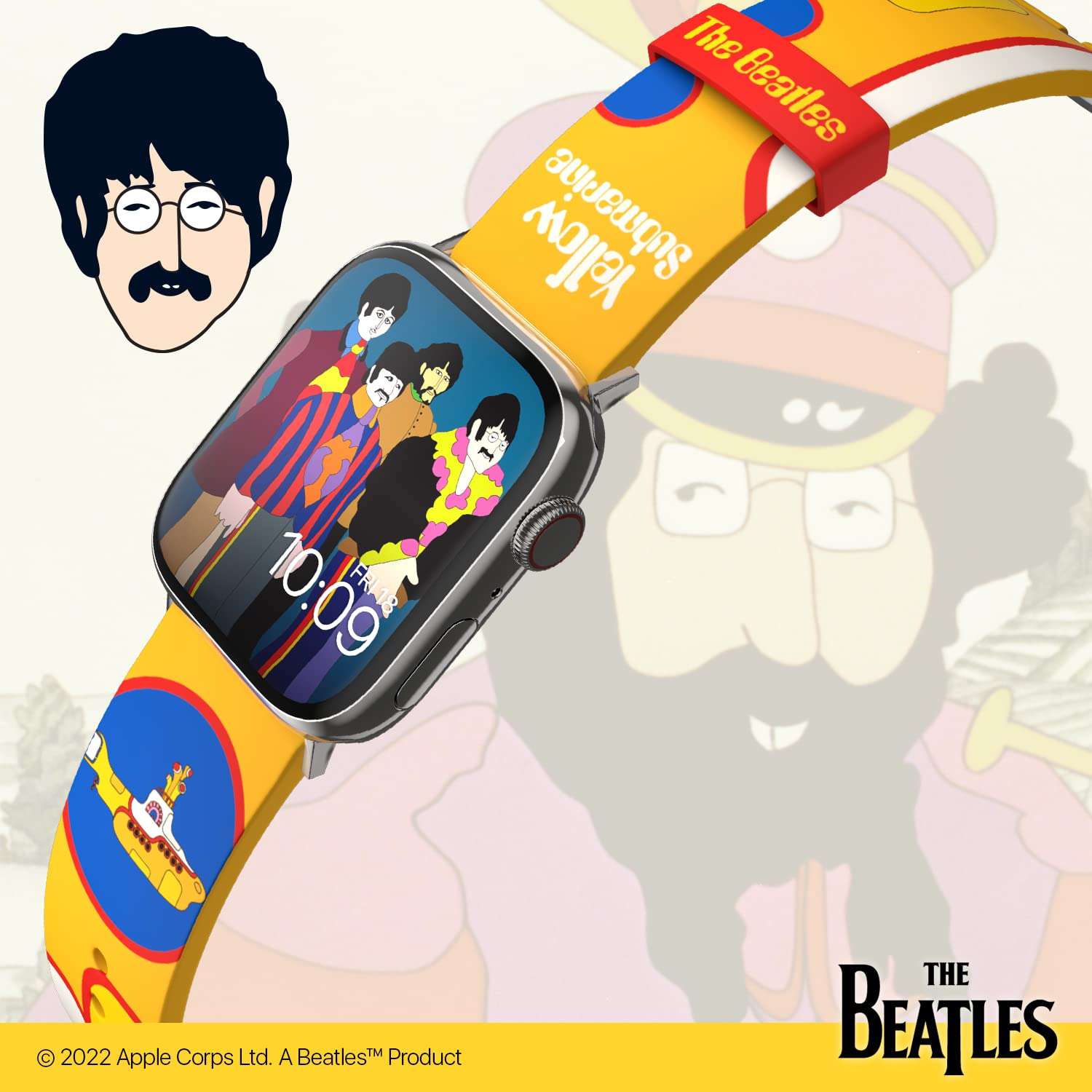 The Beatles - Sgt. Pepper's Lonely Hearts Club Band Smartwatch Band - Officially Licensed, Compatible with Every Size & Series of Apple Watch (watch not included) 3