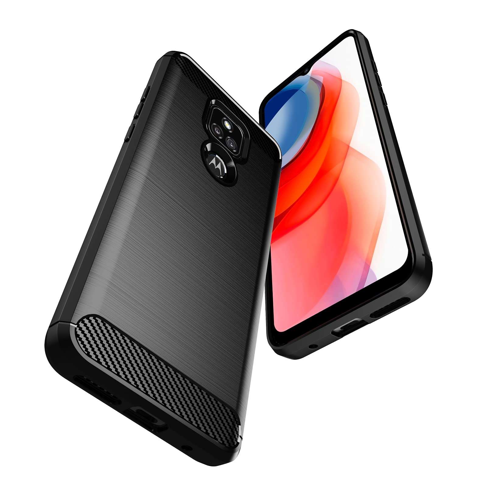 Anmula for Moto G Play 2021 Case, Slim Fit Design with Shock-Absorption Flexible TPU Protective Phone Case for Motorola G Play 2021-Black 1