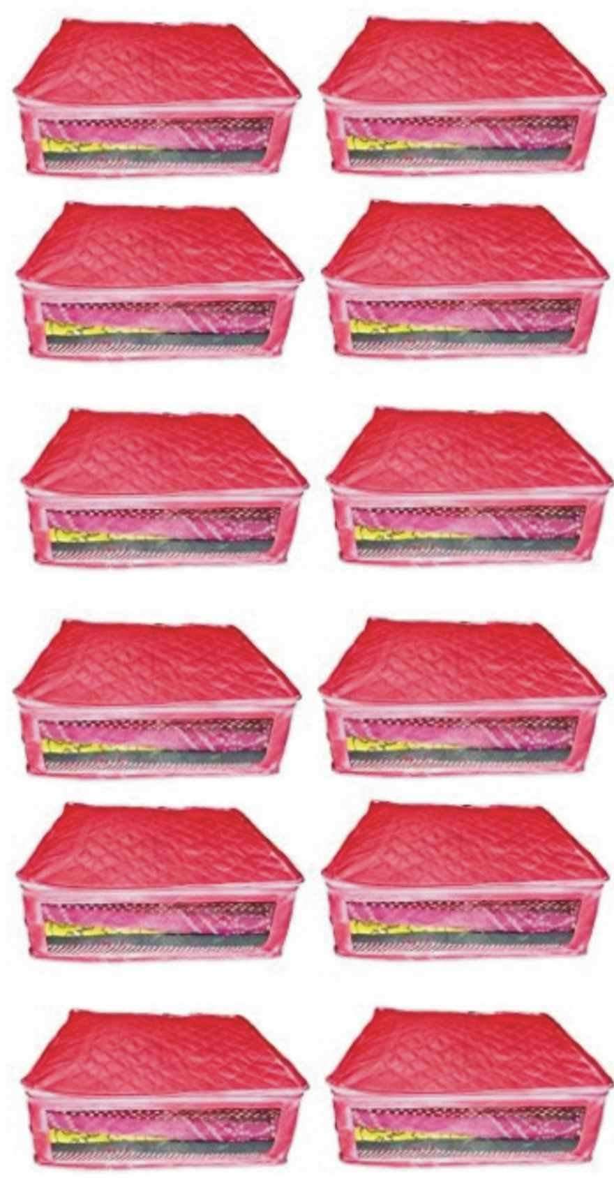 Atorakushon 12 Saree Sari Cover Dress Protection Cover Suit Kurti Suit Shirt Trouser Dupatta Bedsheet Pillow Cover 1