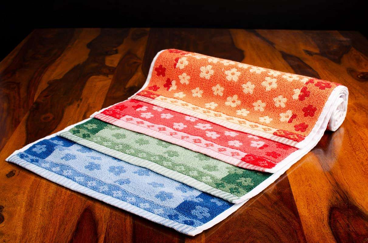 GRGRASP Cotton Hand Towels Set of 12 Piece for Kitchen & Gym , Soft & Super abosrbent , 450 GSM ,( Size: Medium , 30 * 52 cm) 4