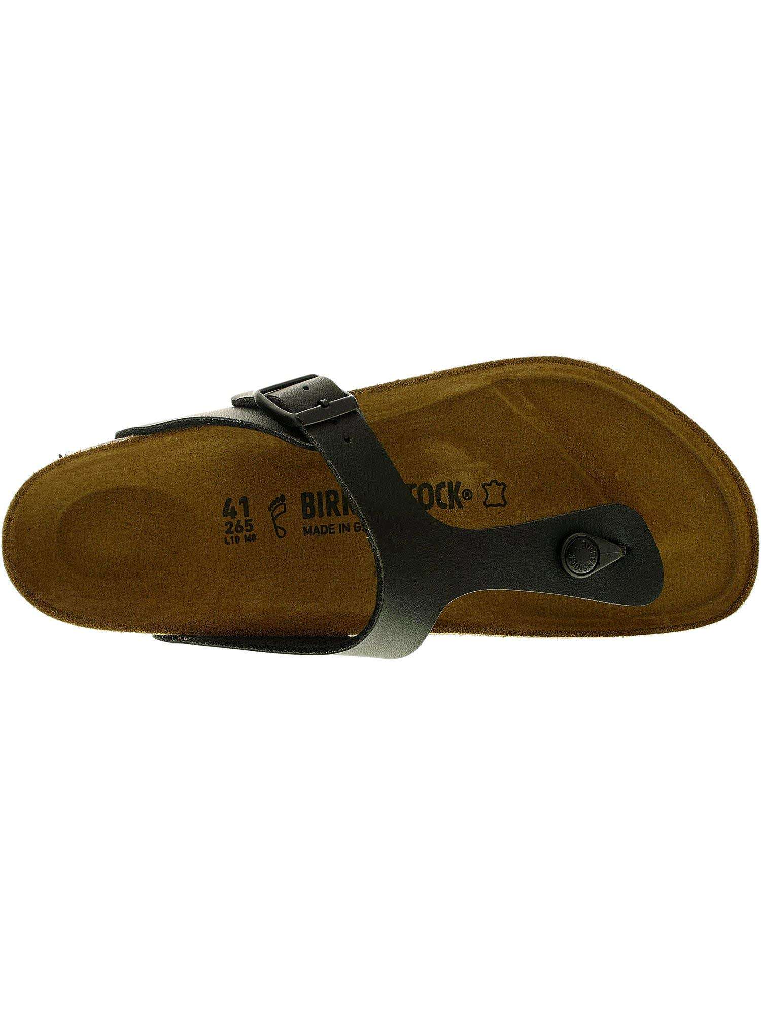 Birkenstock Gizeh Birko-Flor Thong,Black,41 M EU 5