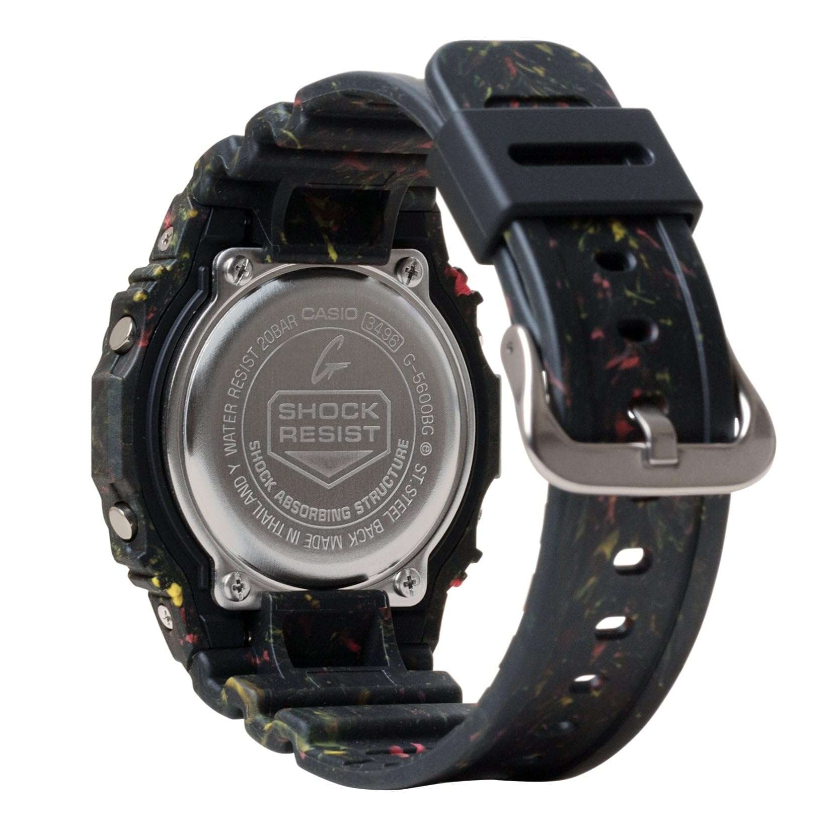 CASIO G-Shock Recycled Resin Multicolor Digital Watch G5600BG-1 4