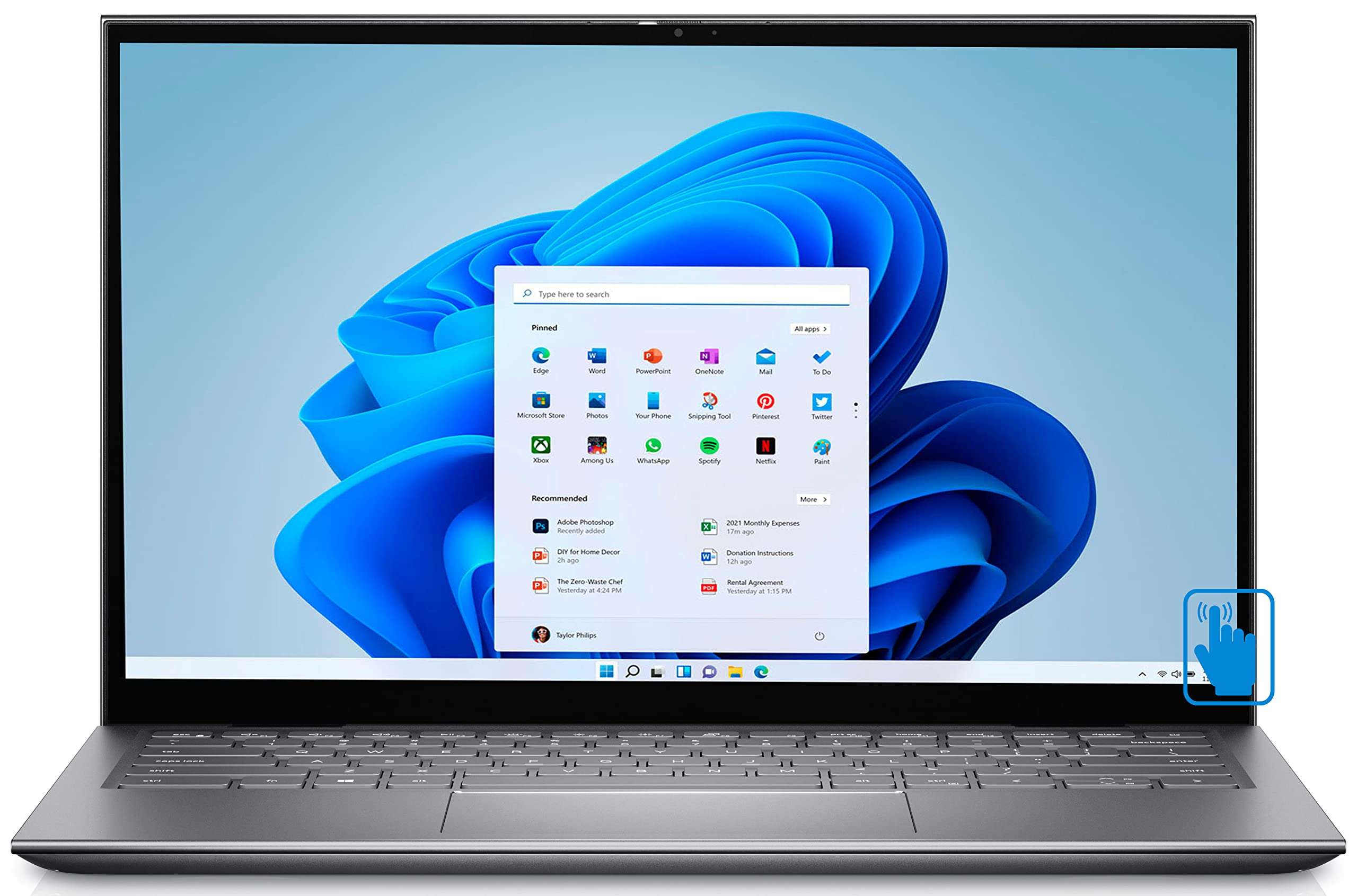 Dell Inspiron 5410 Home & Business 2-in-1 Laptop (Intel i7-1195G7 4-Core, 32GB RAM, 512GB PCIe SSD, Intel Iris Xe, 14.0" 60Hz Touch Full HD (1920x1080), Fingerprint, WiFi, Bluetooth, Win 11 Pro) 1