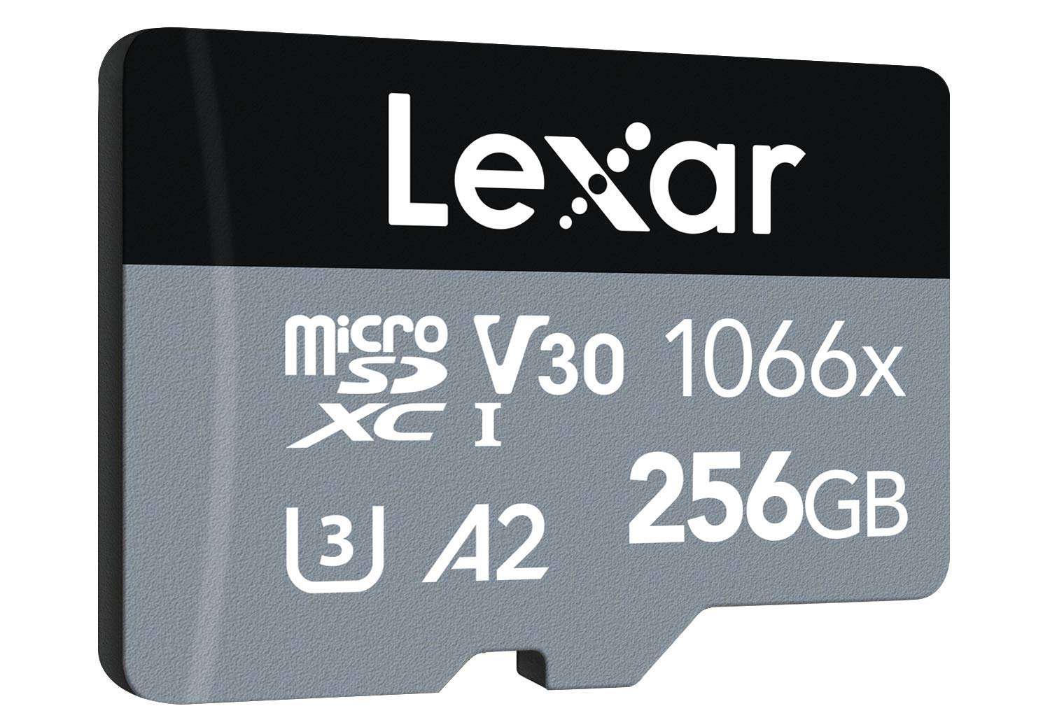 Lexar 1066x Micro SD Cards 256GB & 128GB - UHS-I, 160MB/s Reading, 120MB/s Writing, U3, V30, A2 - Silver 5