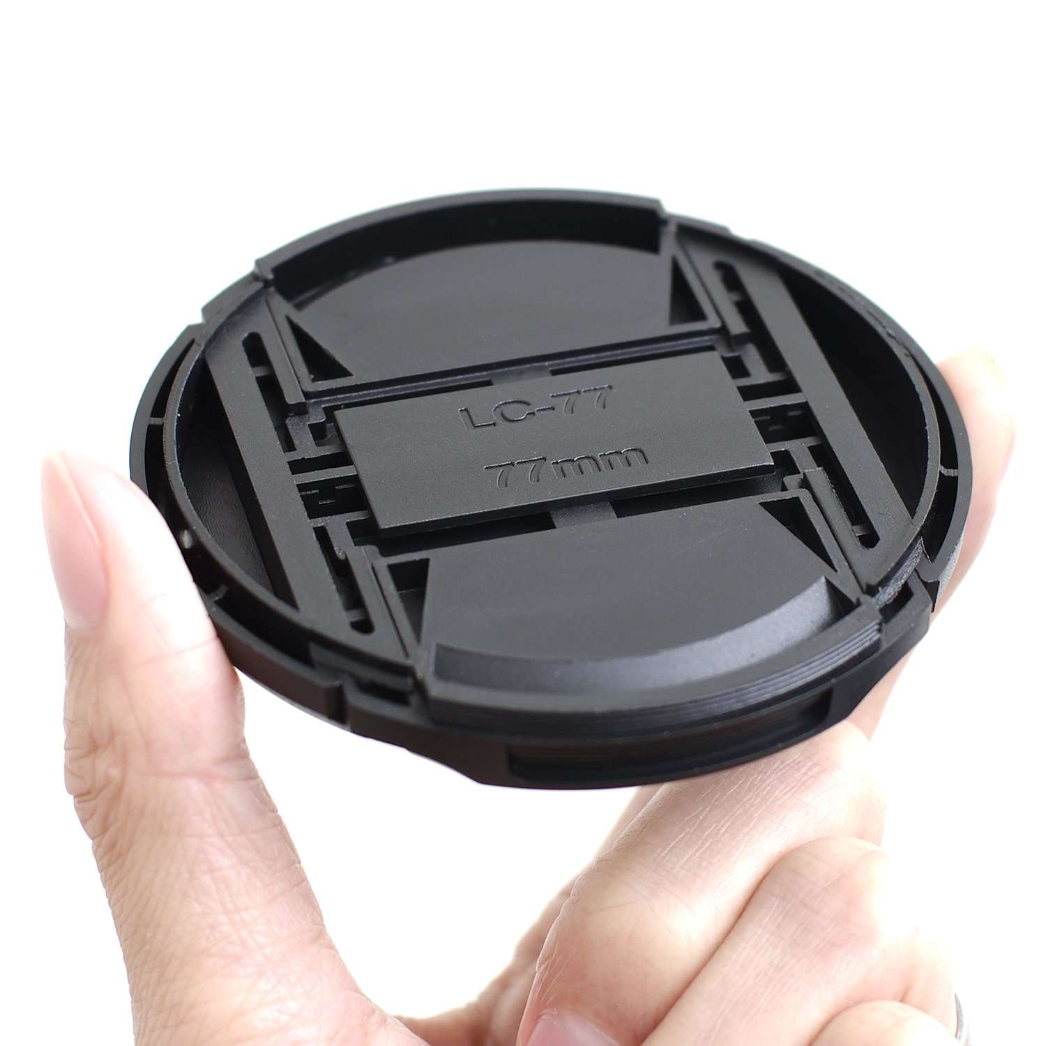 IMZ Lens Cap Bundle - [ 77MM x 2 + 82MM x 2 ] Front Lens Filter Snap On Pinch Cap Protector Cover for DSLR SLR Camera Lens 77+82 6
