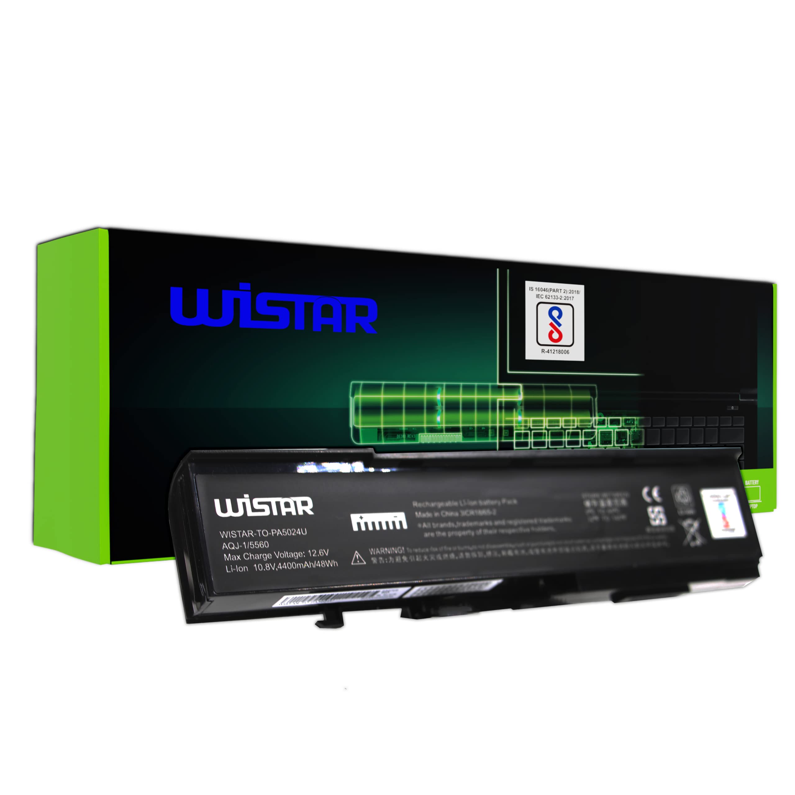 WISTAR BTP-ASJ1 BTP-B2J1 Laptop Battery for Acer Aspire 5542ANWXMi 5552NWXMi 5561AWXMi