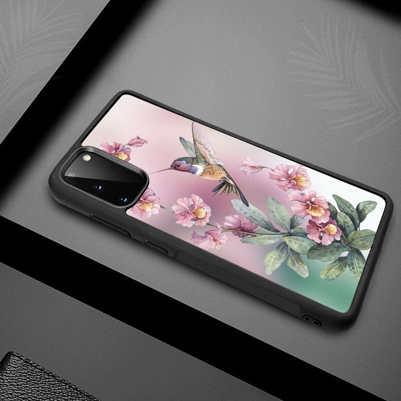 Mr dud Samsung Galaxy S20 FE 5G Case - Samsung S20 FE 5G Protective Cover Case Black Design Case for Samsung Galaxy S20 FE 5G Case Compatible with Samsung Galaxy S20 FE 5G Case for Christmas Boy Girl (Bird) 5