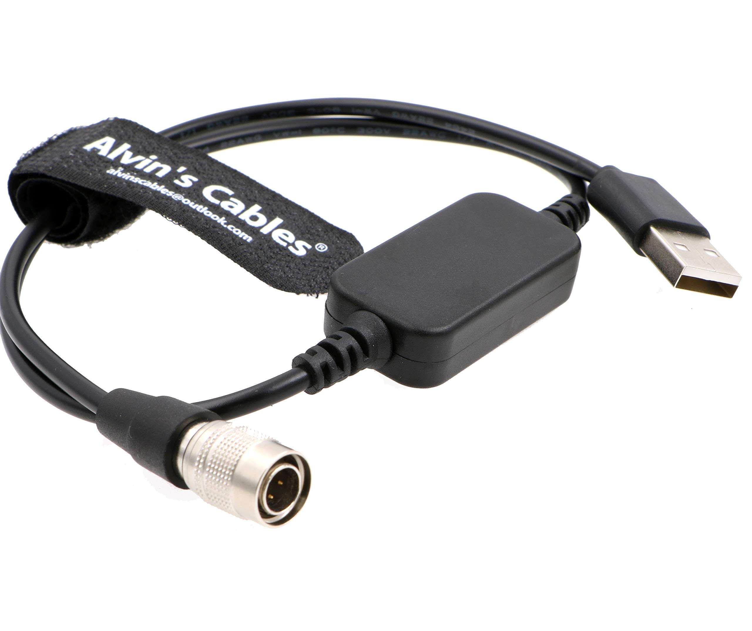 5V to 12V Hirose-4-pin USB-Boost Power-Cable for Sound-Devices 688 633|Zoom F4 F8| Zaxcom Alvin's Cables 3