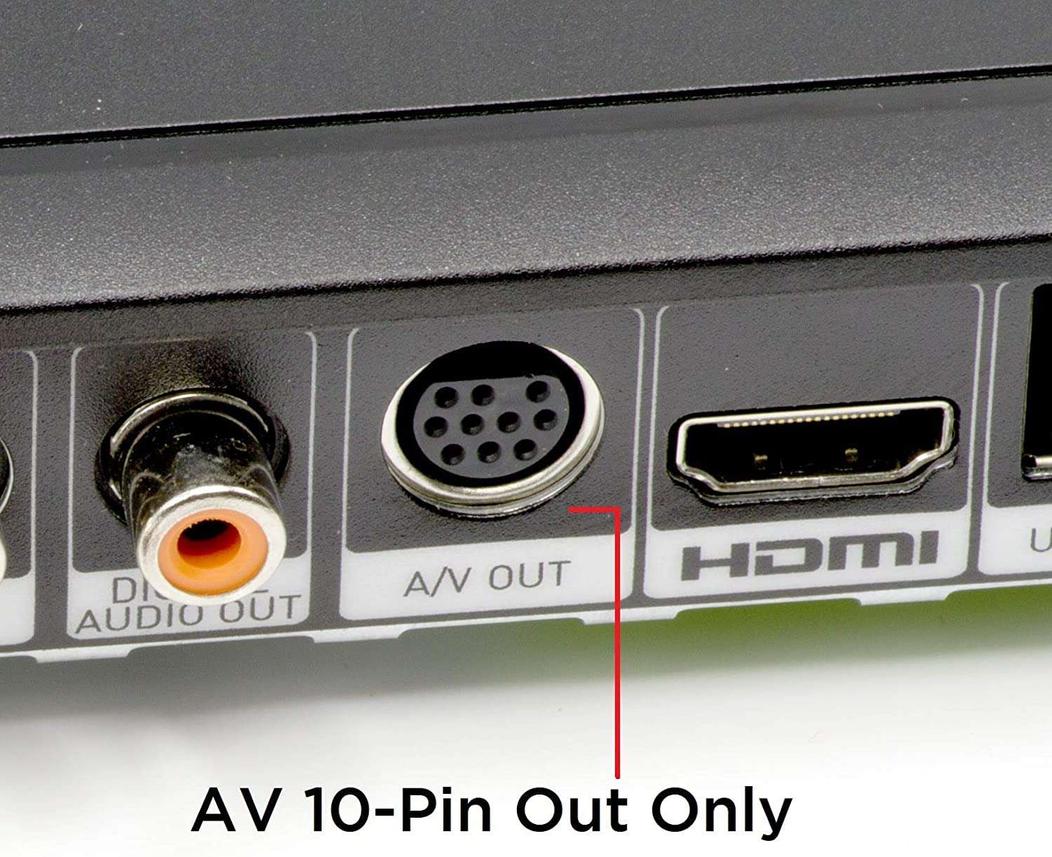 THE CIMPLE CO 10 Pin Audio and Video DIN Cable - NOT S-Video Cable - RGB Component and Composite - Compatible with DIRECTV AT&T: H25, C31, C41, C41-W, C51, C61, C61-K 5