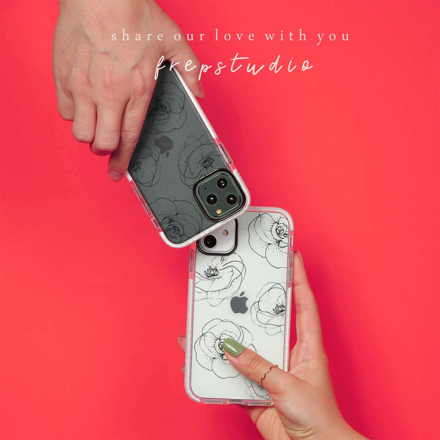 iPhone 11 Clear Case,Elegant Japanese Bamboo Leaves Pink Blue Elegant Spring Nature Style Trendy Hipster Chic Cute Case for Girls Women Soft Protective Clear Case With Design Compatible for iPhone 11 2