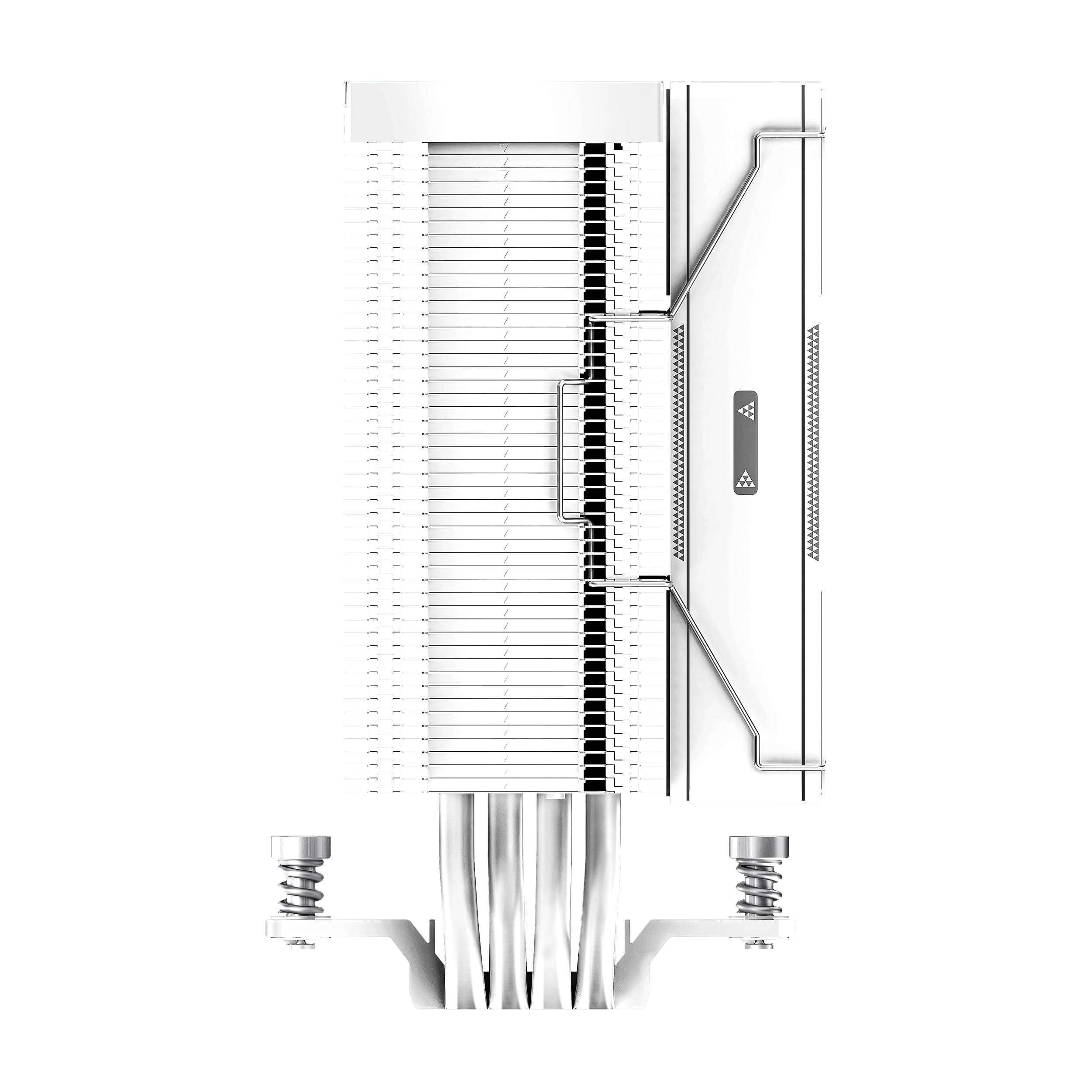 PCCOOLER RZ400 CPU Cooler 240W CPU Air Cooler CPU Fan 4 HeatPipe CPU Cooling System PWM 2200RPM Fans, Air Cooler for Intel LGA 115X/1700,AM4/AM5 WH 5