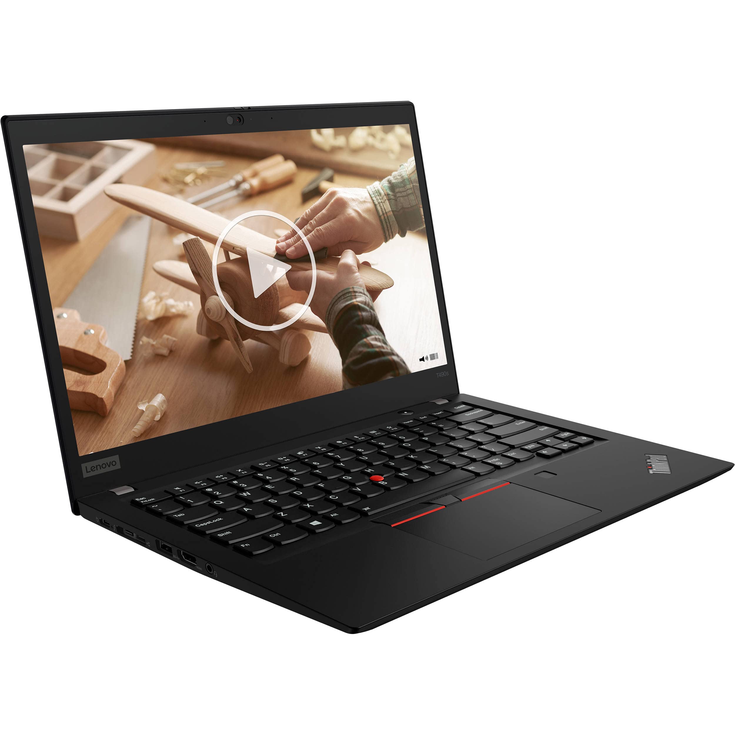 Lenovo ThinkPad T490s 14" FHD Business Laptop Computer, Intel Quad-Core i7-8565U up to 4.6GHz, 8GB DDR4 RAM, 1TB PCIe SSD, WiFi, BT 5.1, Fingerprint Reader, Windows 10 Pro, BROAGE 320GB External HD 2