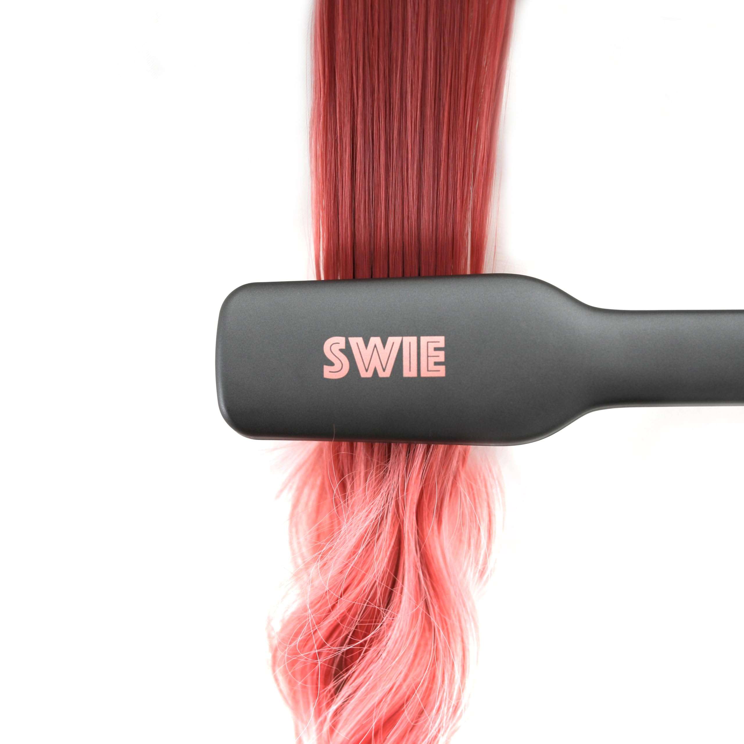 SWIE Maxistrait Hair Straightener Brush. Smooth, Shiny, Frizz-Free Healthy in Minutes. for All Types and Textures, Great for Colored Hair, Adjustable Heat Settings, Anti-Burn Technology 4