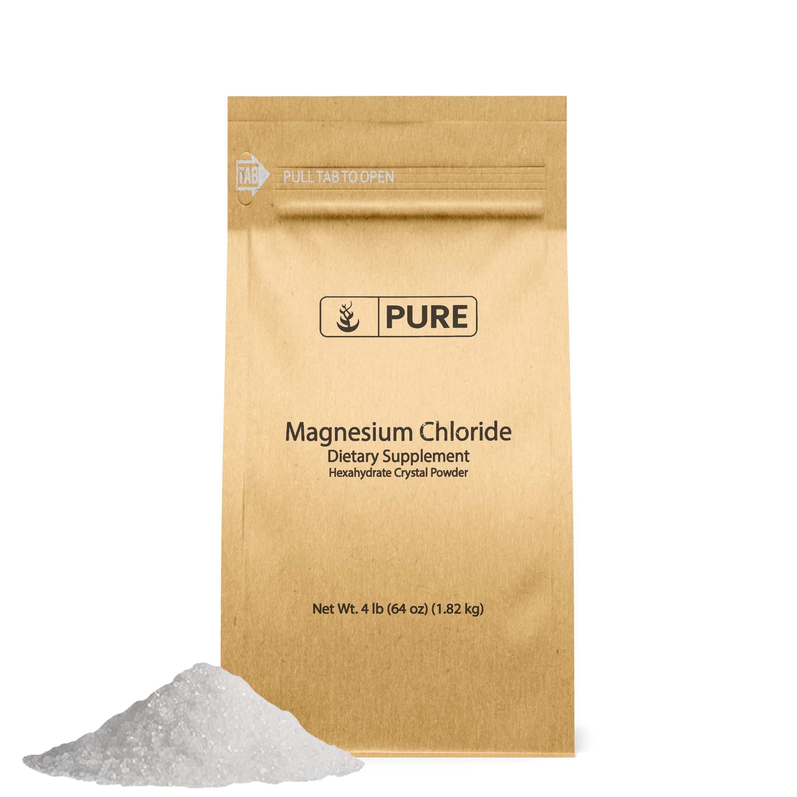 Pure Original Ingredients Magnesium Chloride, Potassium Bicarbonate, and Calcium Chloride Bundle, Various Sizes, Food Safe 3