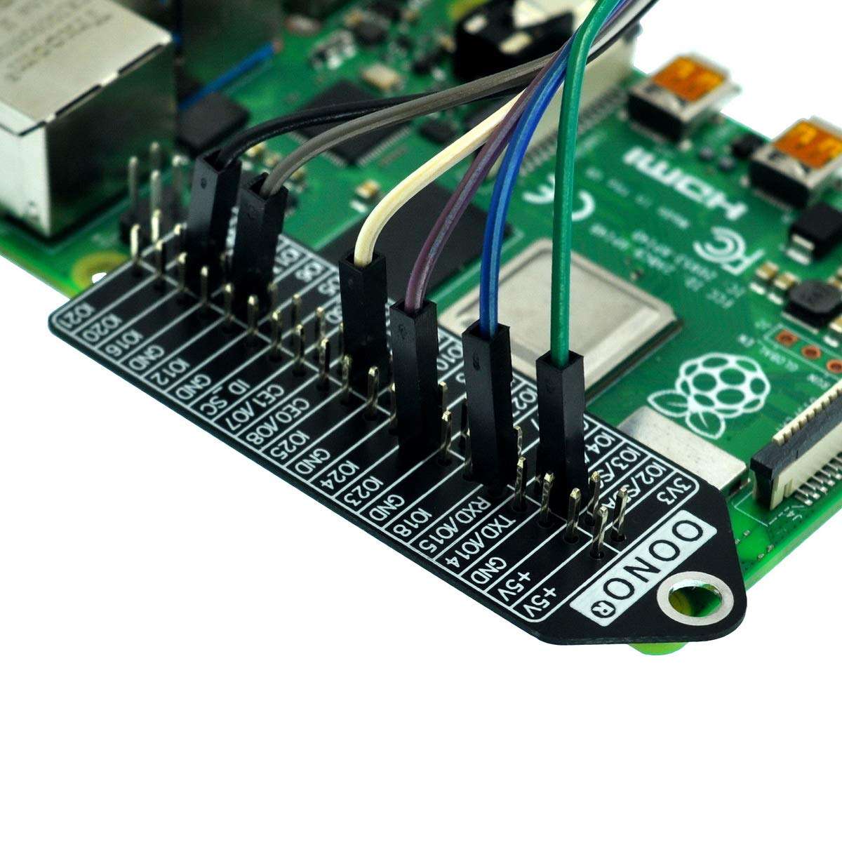 GPIO Name BCM wPi Pinout Reference Card for Raspberry Pi Model A+, B+, Zero, 2, 3, 3B+, 4B (Pack of 4pcs) 4