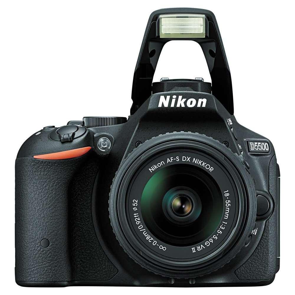 Nikon D5500 Digital Camera Kit with 18-55mm and 70-300mm - Black 5